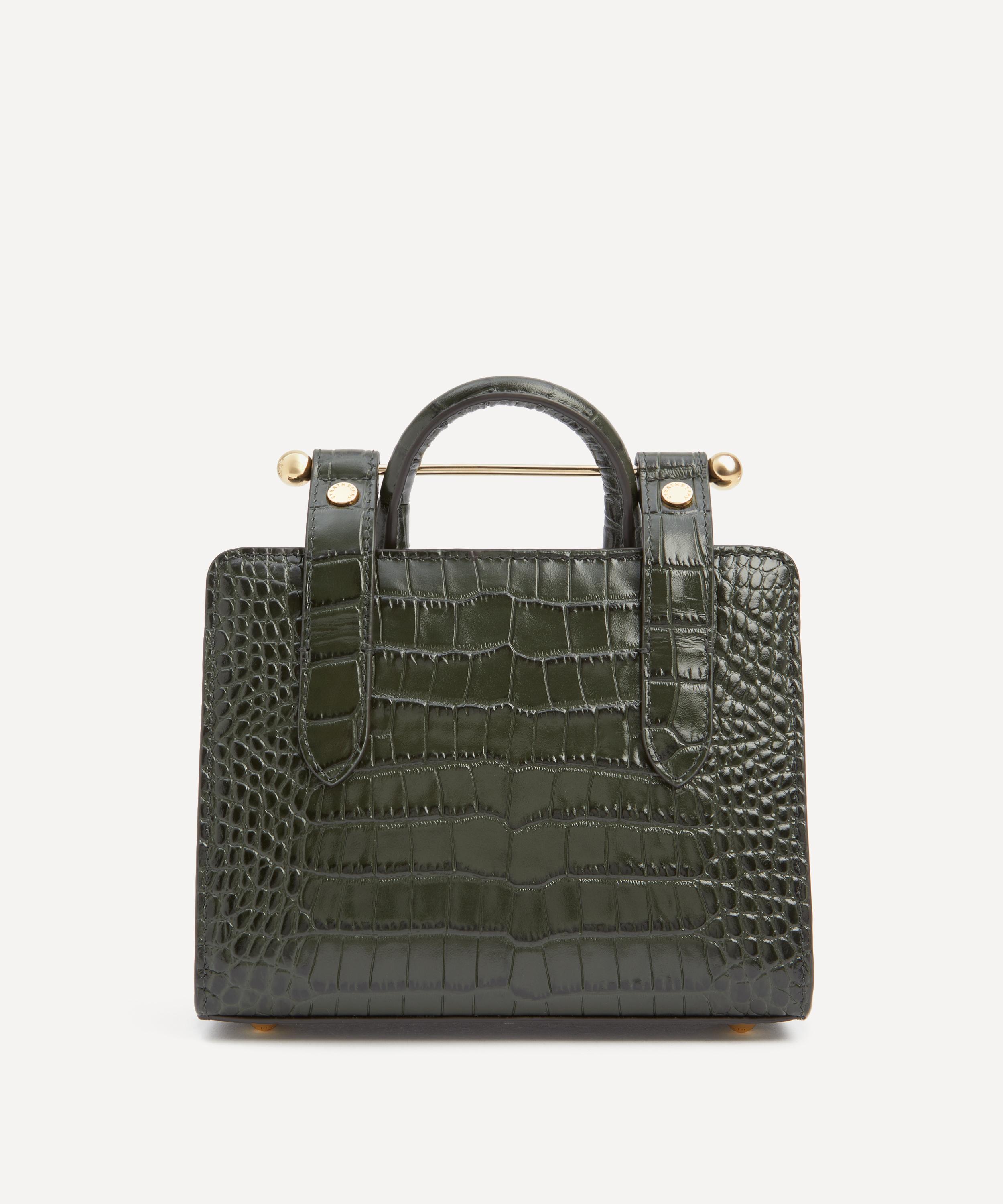 Strathberry - Mini Croc-Embossed Tote Bag image number 2