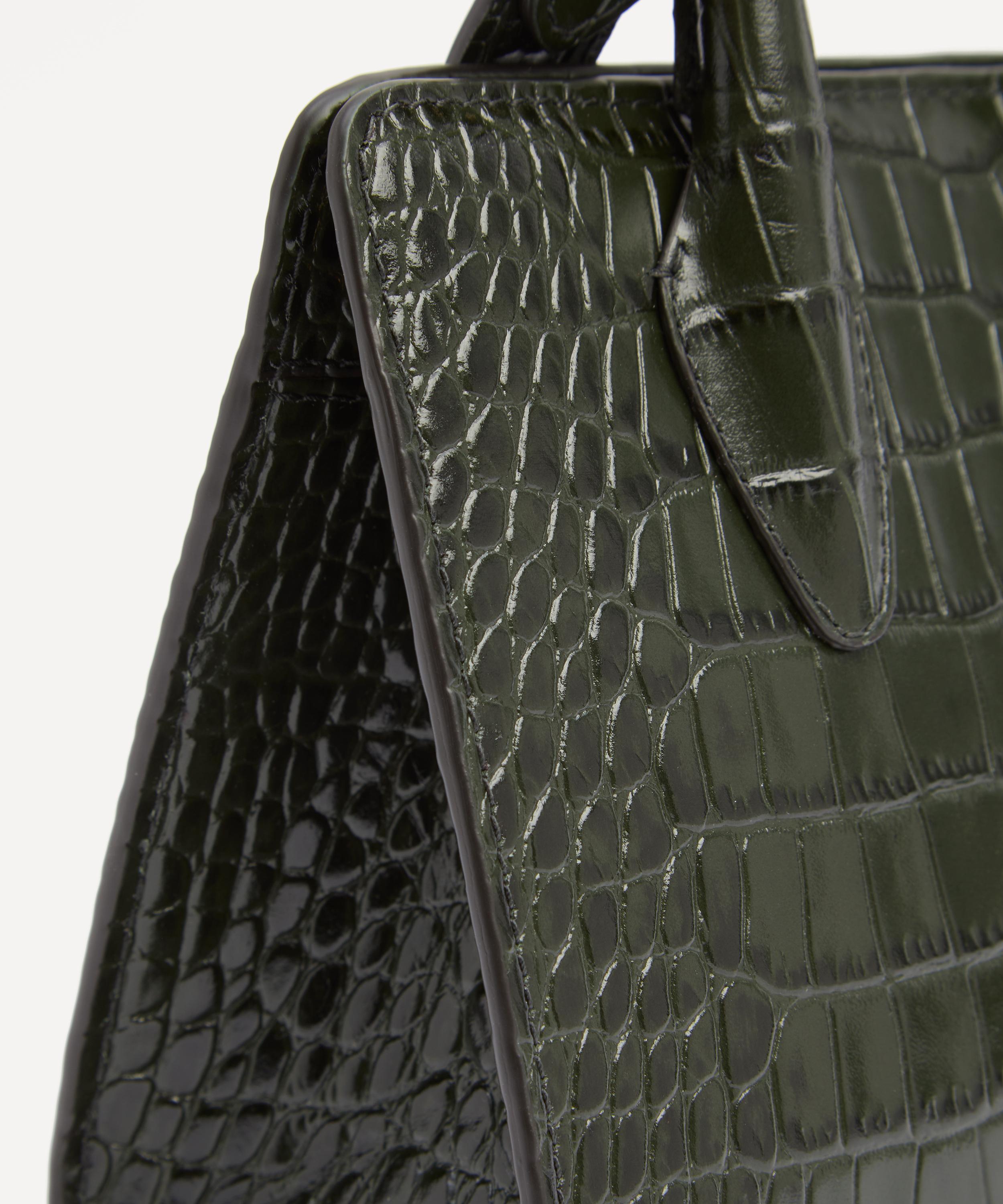 Strathberry - Mini Croc-Embossed Tote Bag image number 3