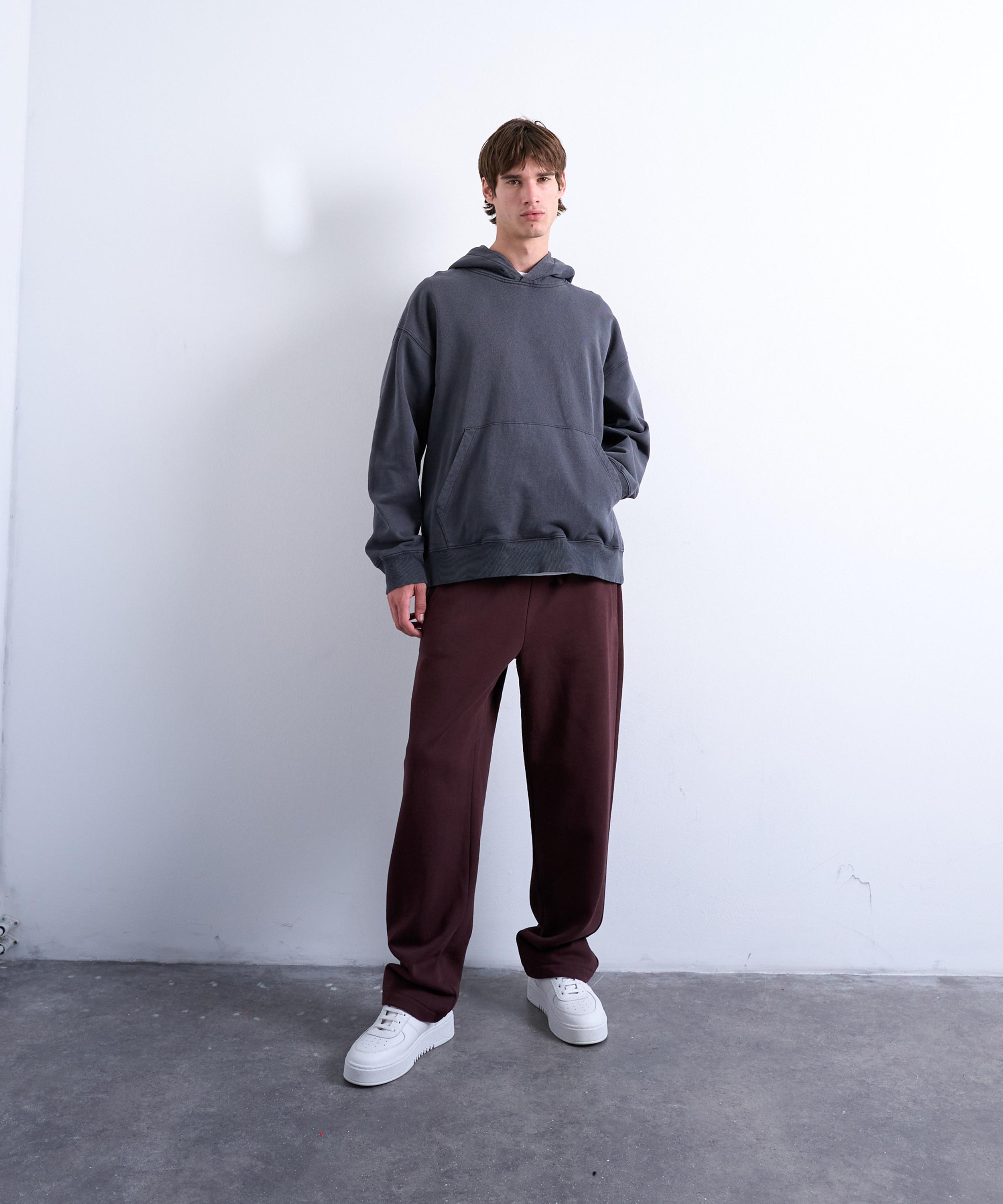 TOPMAN - Washed Black Oversized Fit Hoodie image number 1