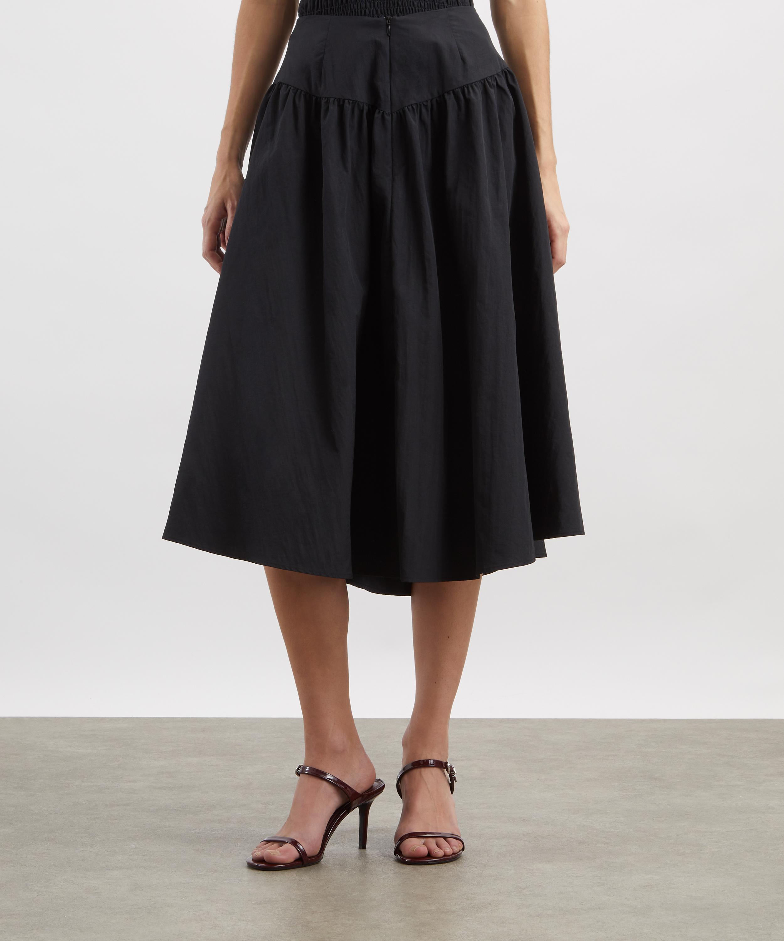 Peachy Den - Deba Black Midi Skirt image number 2