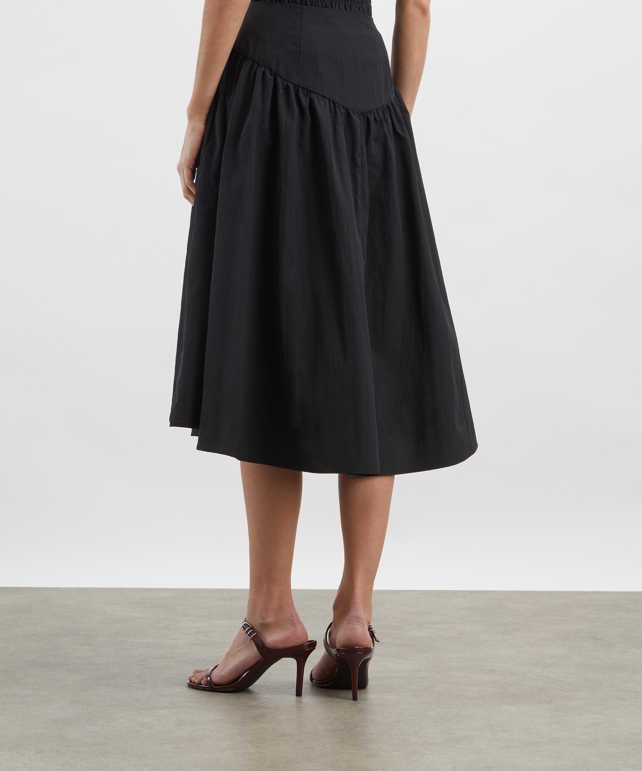 Peachy Den - Deba Black Midi Skirt image number 3