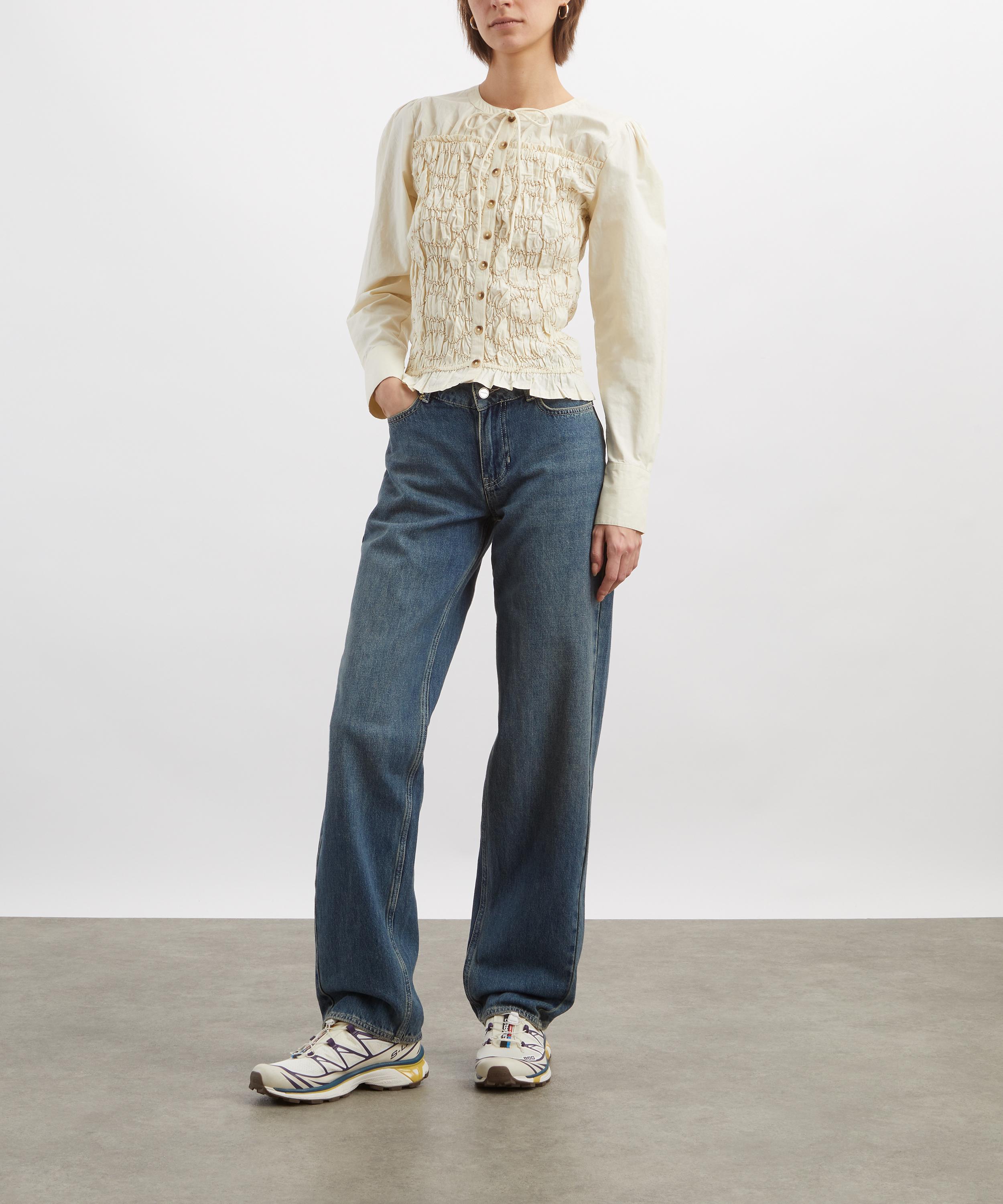 Peachy Den - Joan Soft Barrel Fade Jeans image number 1