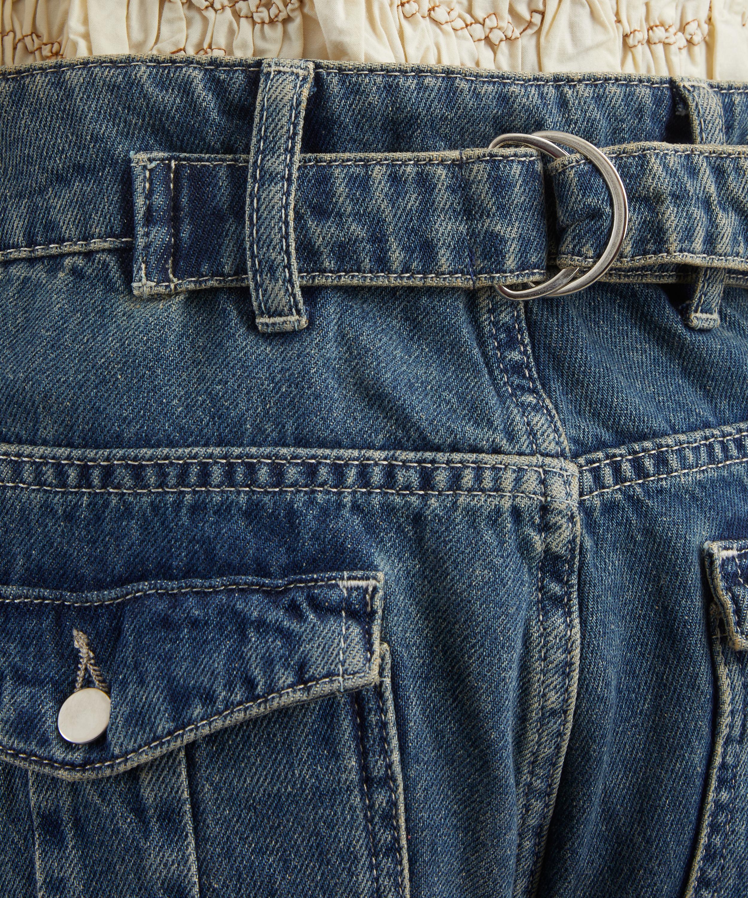 Peachy Den - Joan Soft Barrel Fade Jeans image number 4