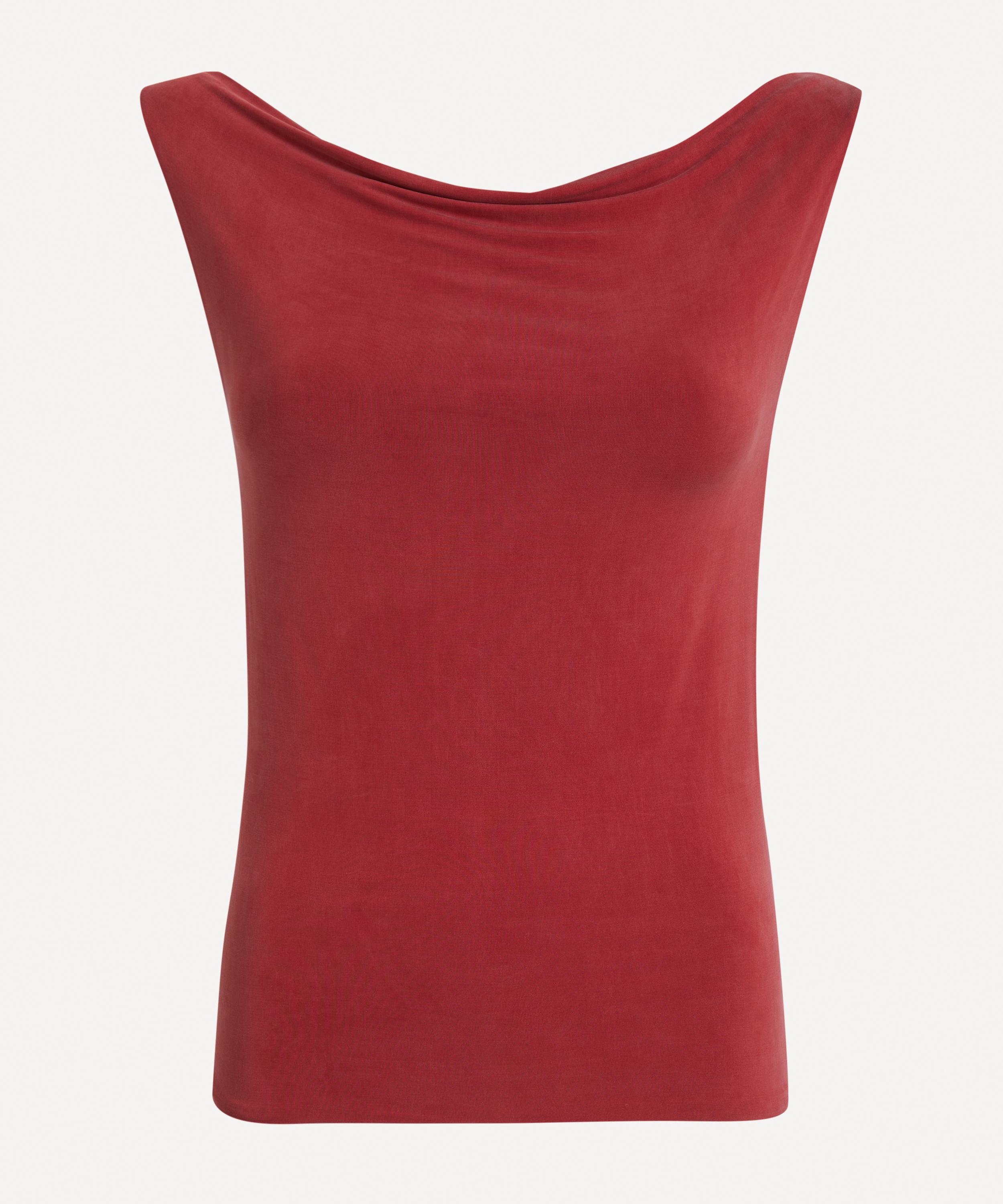 Peachy Den - Kylie Red Sandstone Top