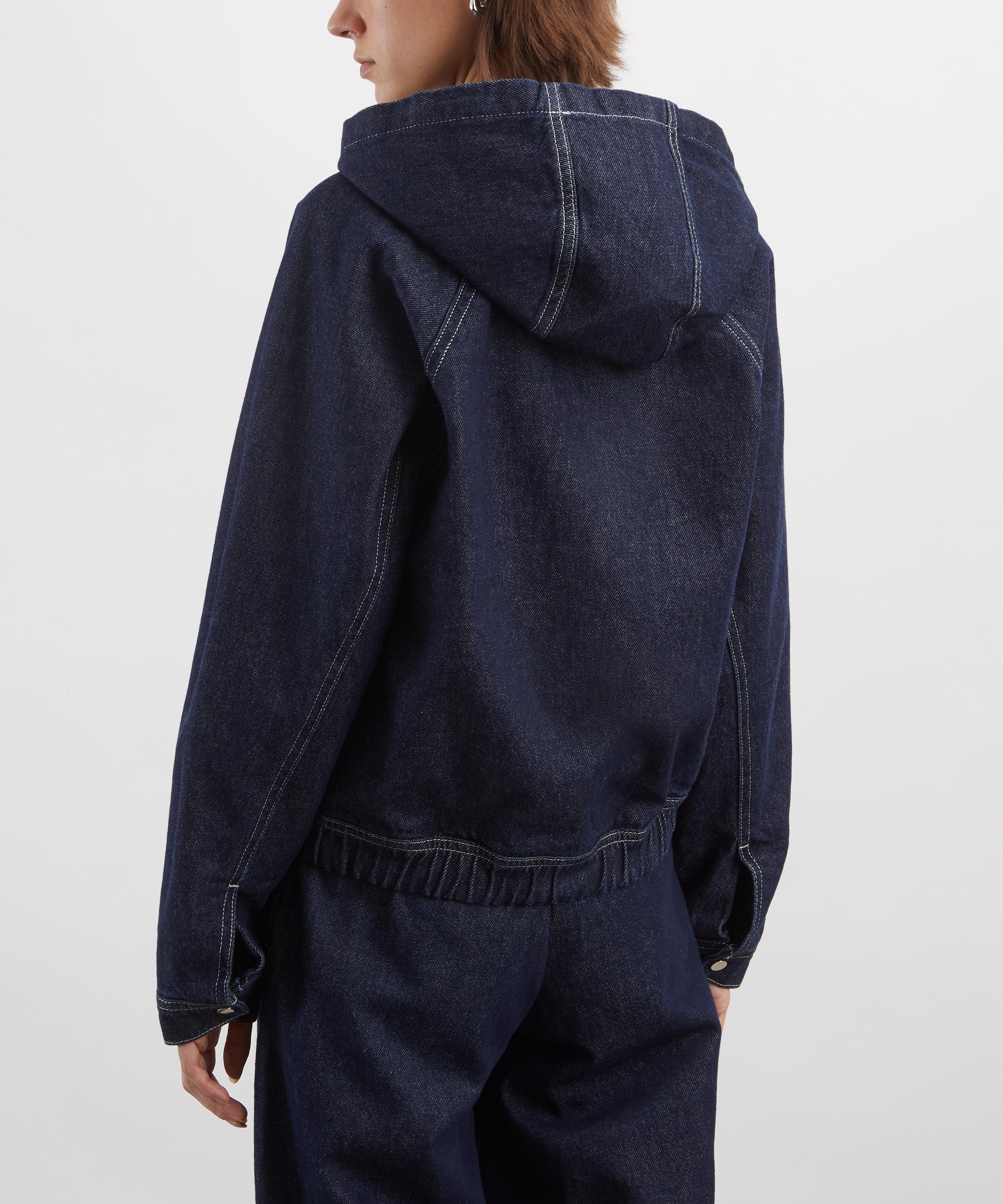 Peachy Den - Lita Denim Bomber Jacket&nbsp; image number 3