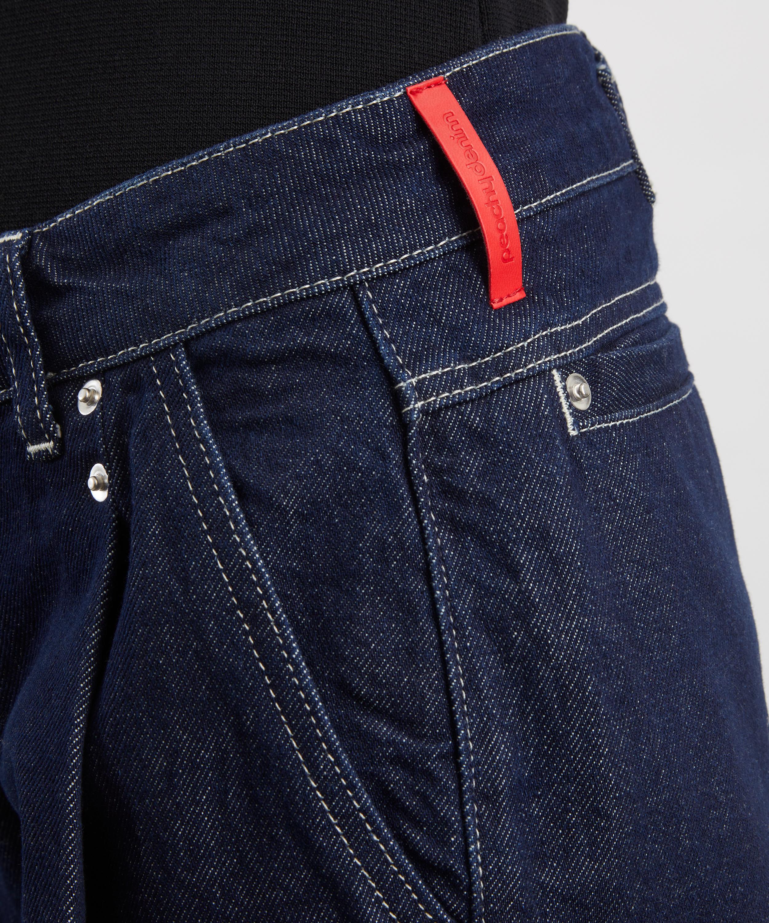 Peachy Den - Lita Indigo Wash Tailored Jeans image number 4