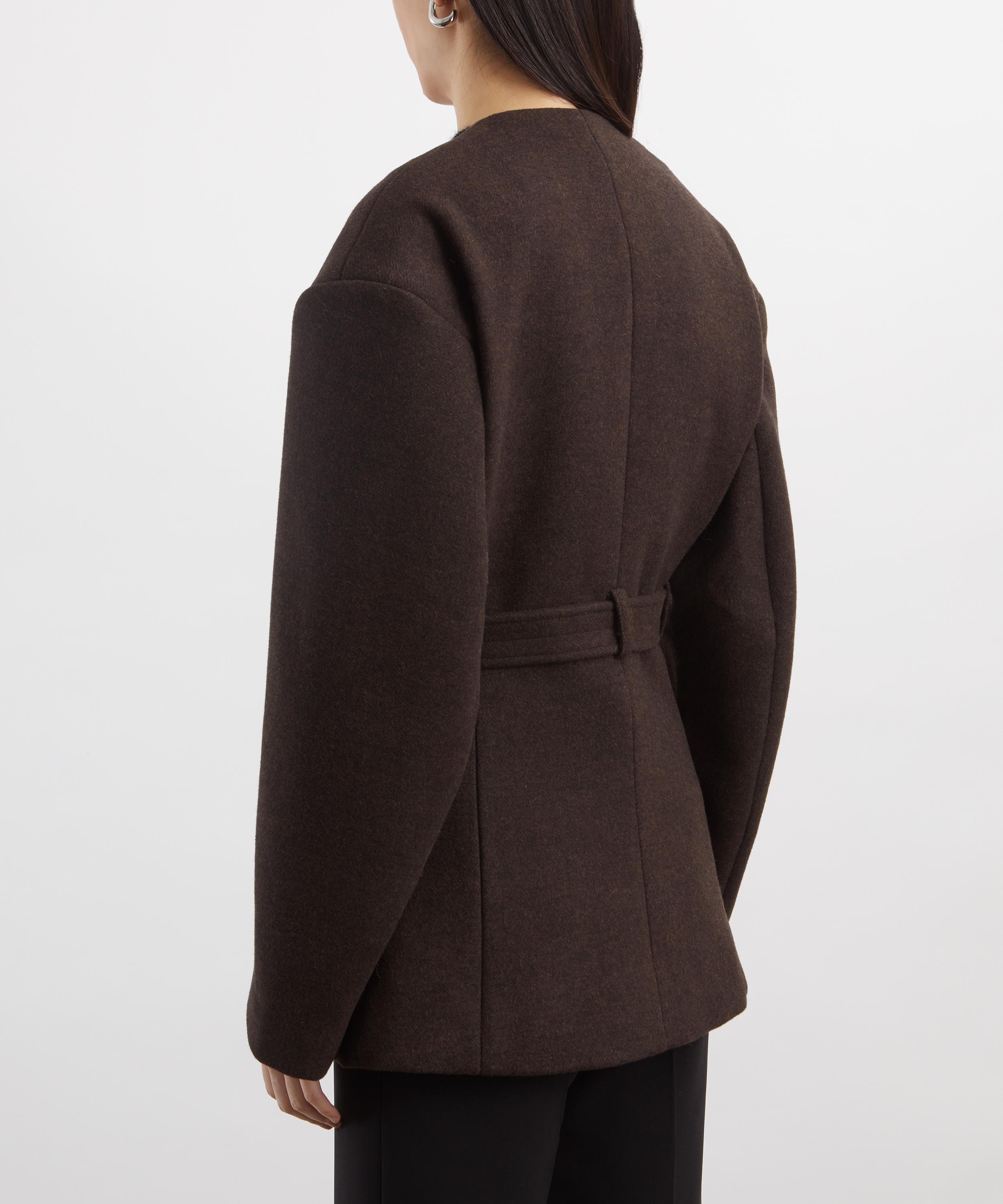 Ganni - Brown Wool Jacket image number 3