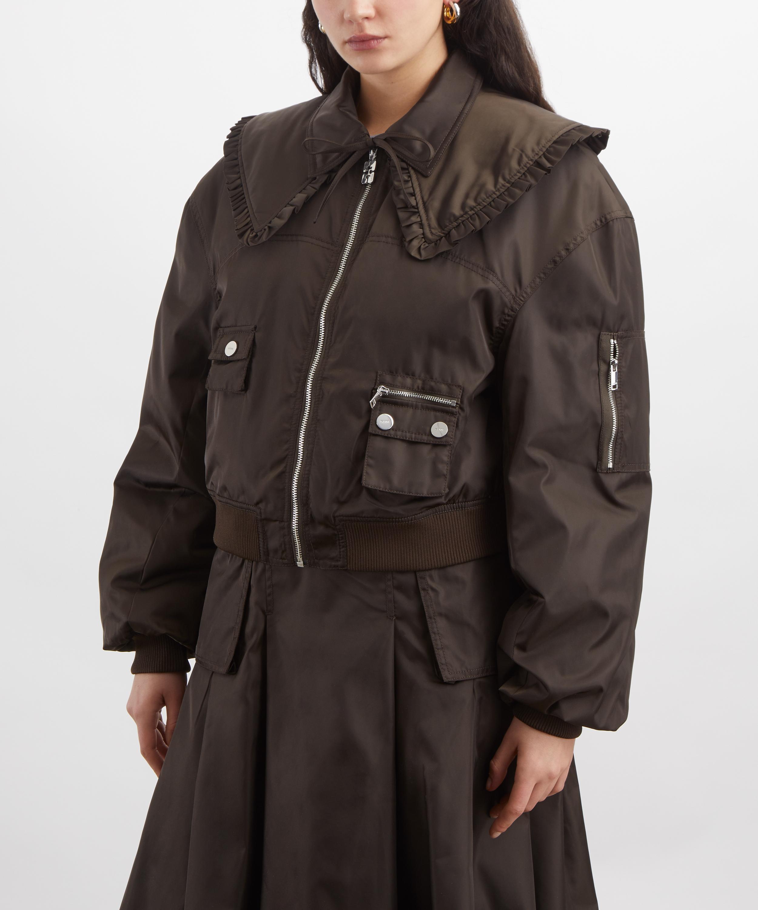 Ganni - Duchesse Nylon Bomber Jacket image number 2