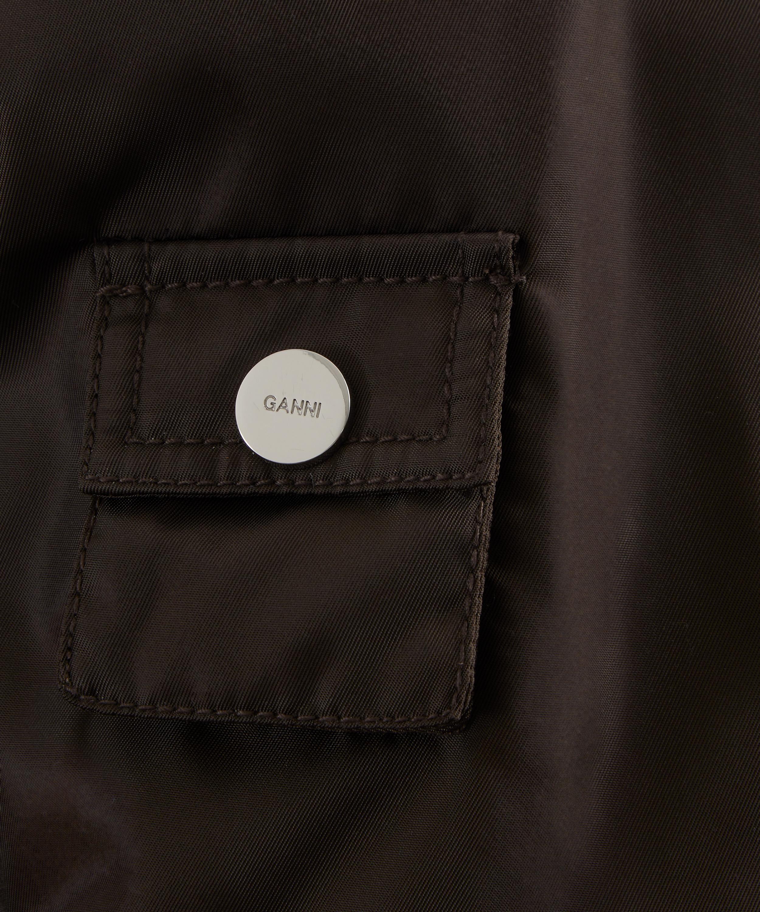 Ganni - Duchesse Nylon Bomber Jacket image number 4