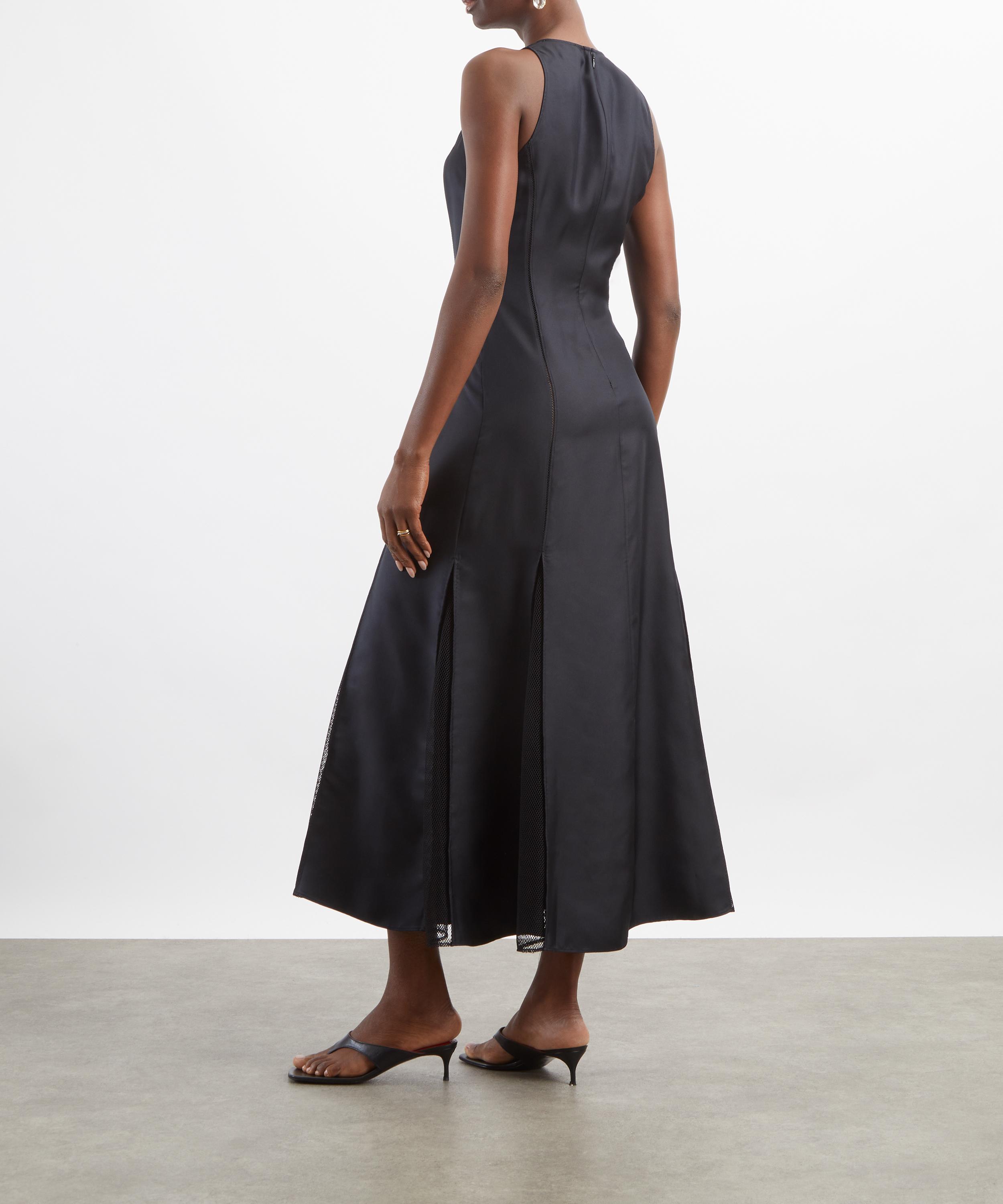 LOULOU DE SAISON - Iraka Silk-Twill Dress image number 3