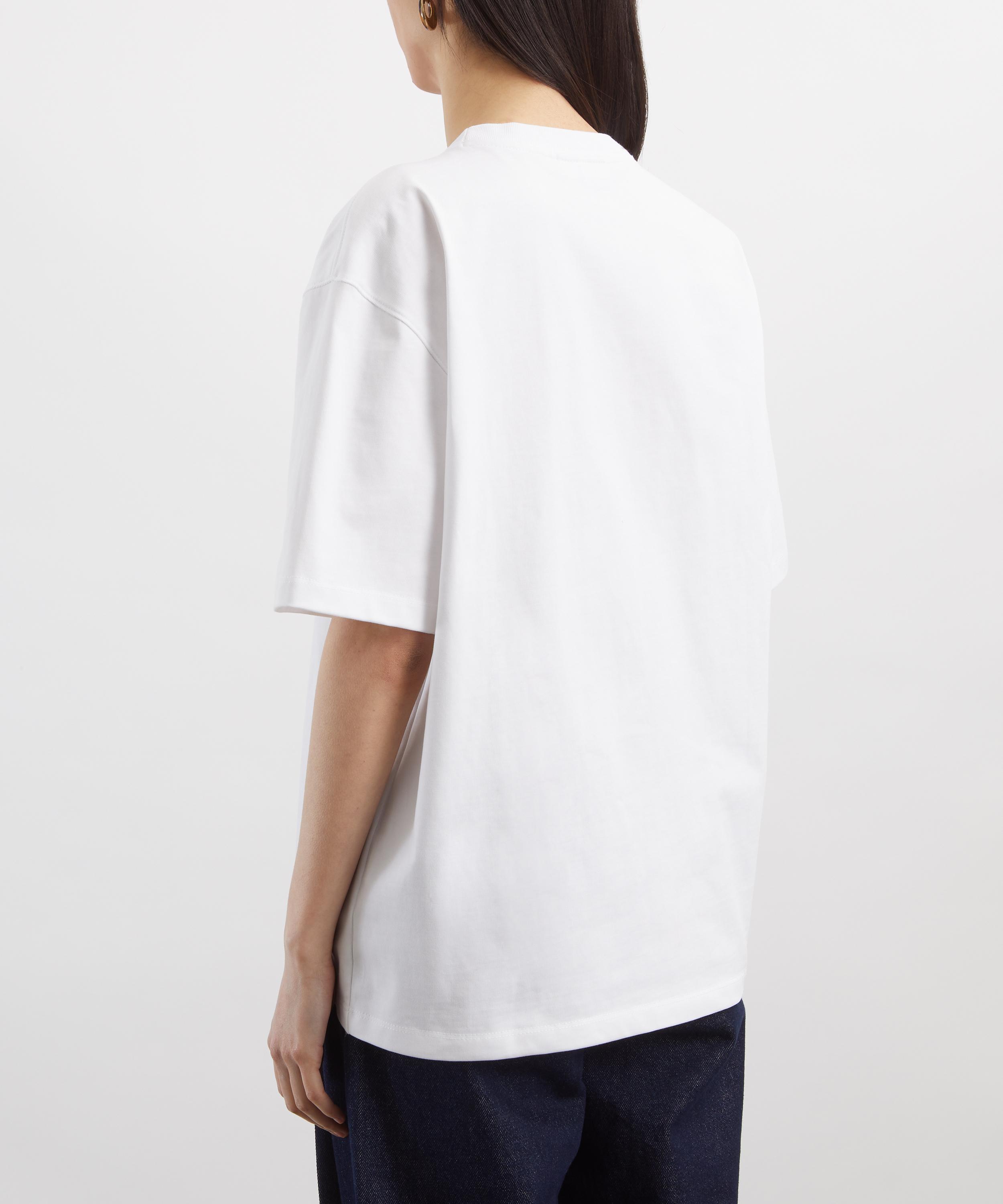 Ganni - White Beaded Tiger T-Shirt image number 3