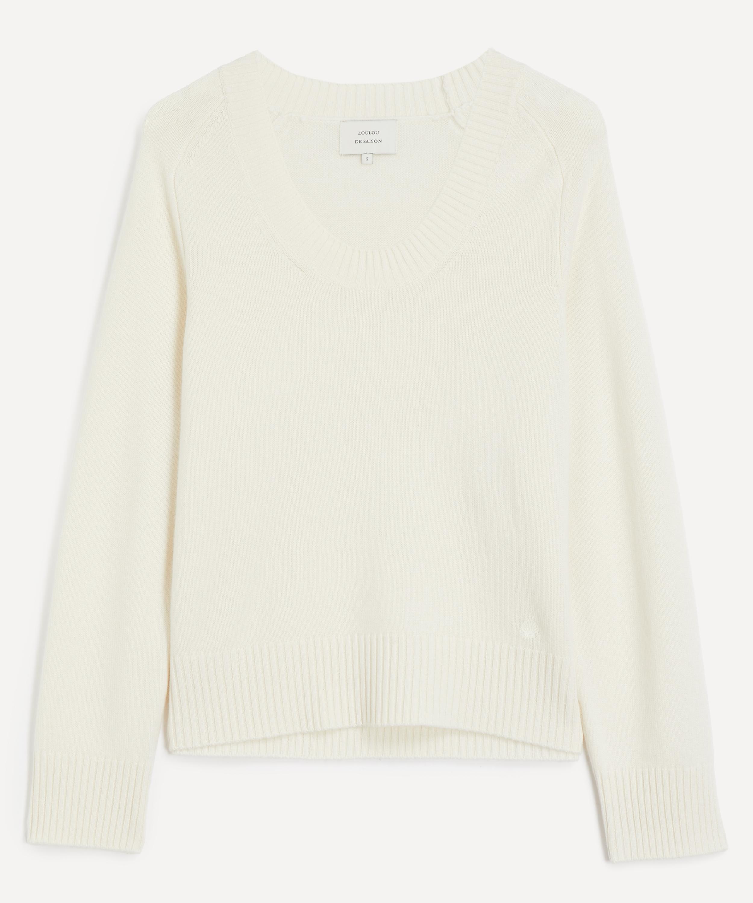 LOULOU DE SAISON - Baji U-Neck Cashmere Jumper