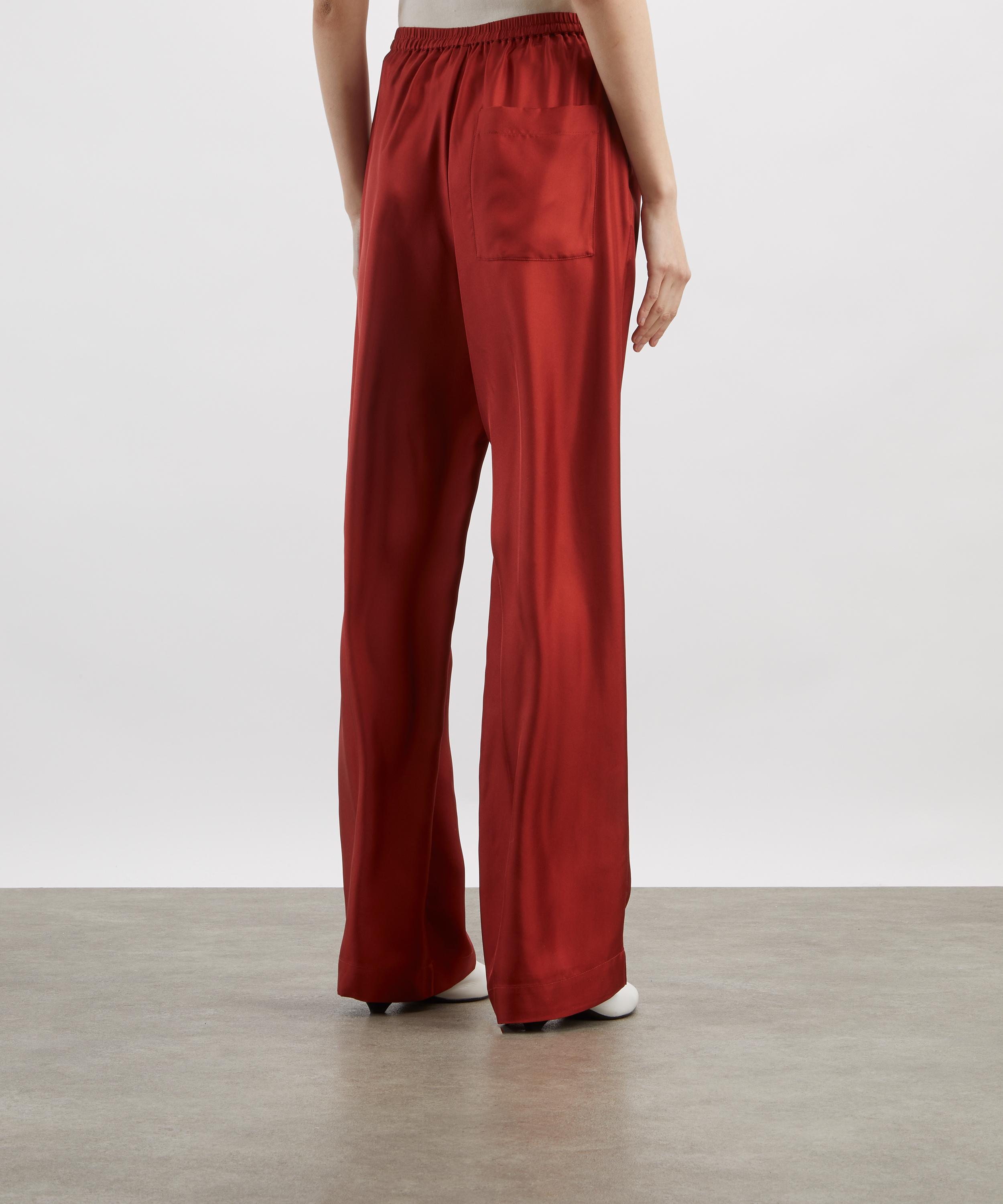 LOULOU DE SAISON - Alera Silk-Twill Trousers image number 3