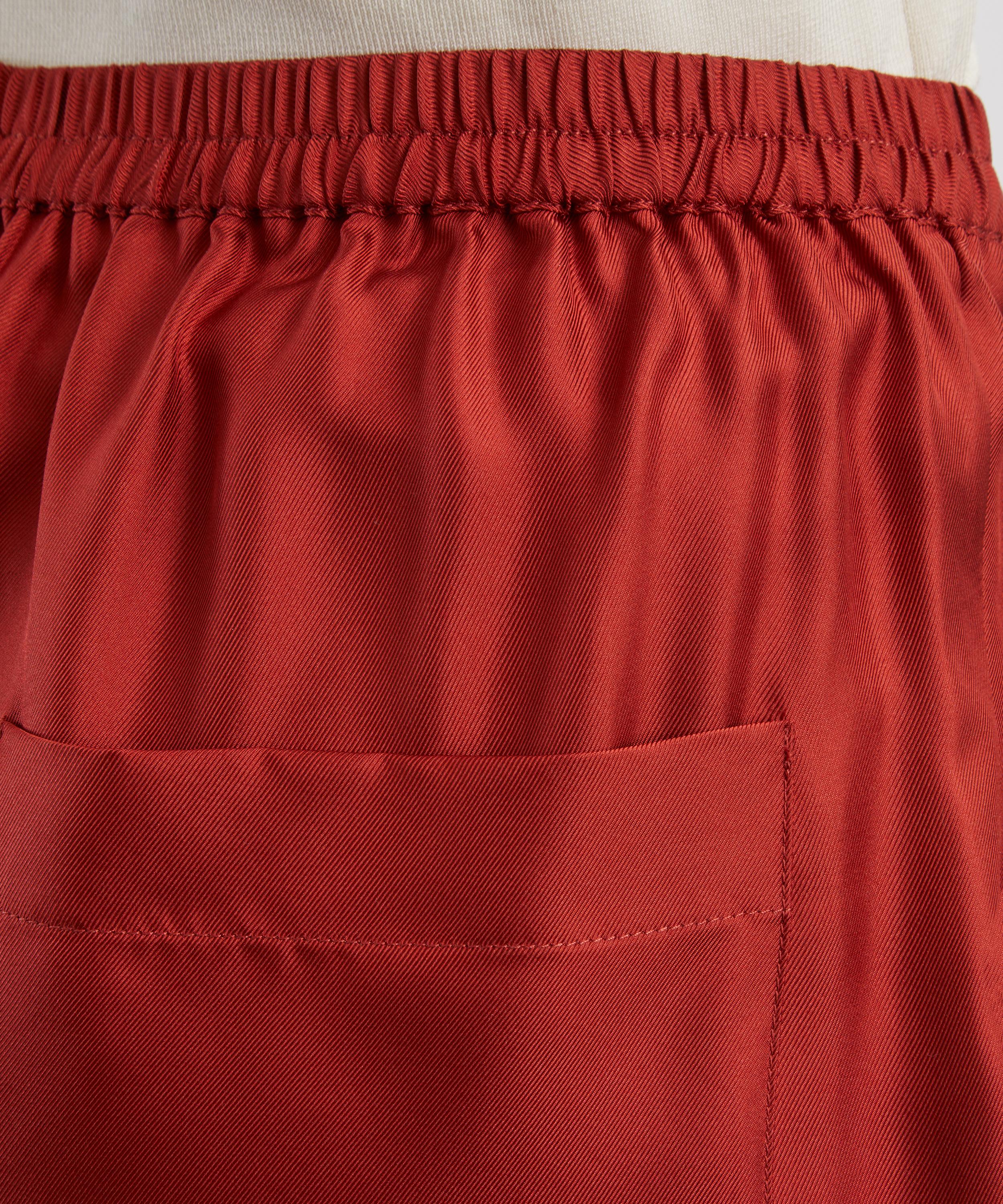 LOULOU DE SAISON - Alera Silk-Twill Trousers image number 4