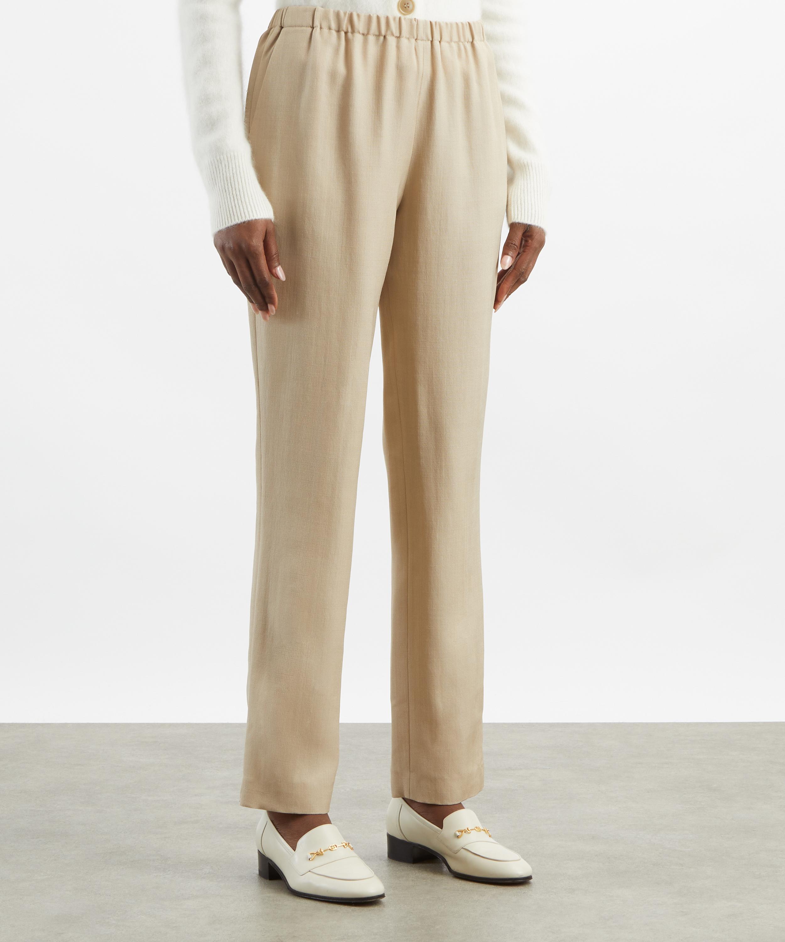 LOULOU DE SAISON - Scott Beige Straight-Leg Trousers image number 2