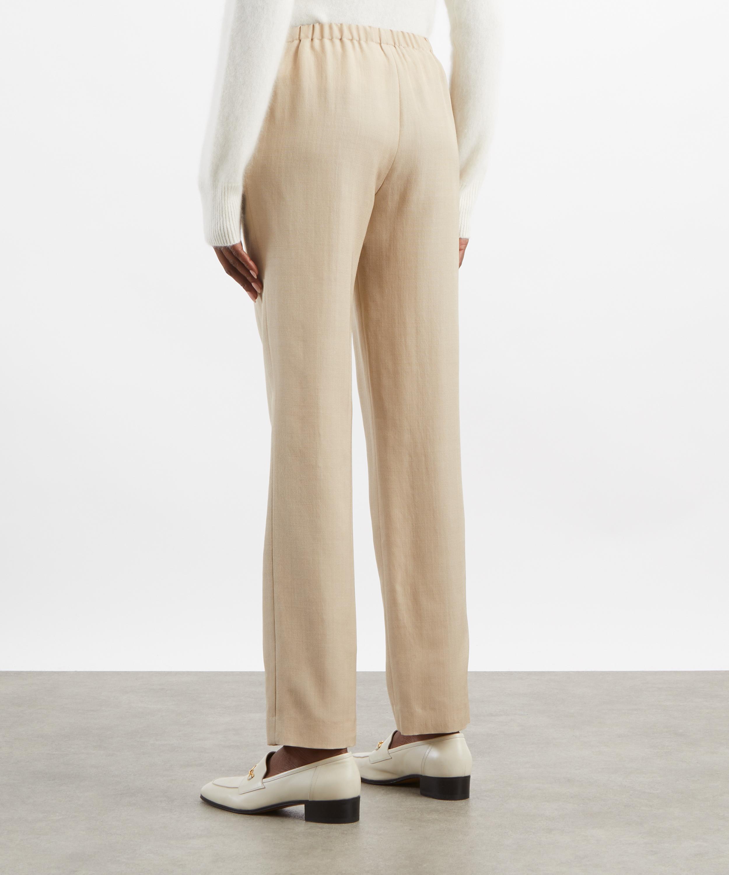 LOULOU DE SAISON - Scott Beige Straight-Leg Trousers image number 3