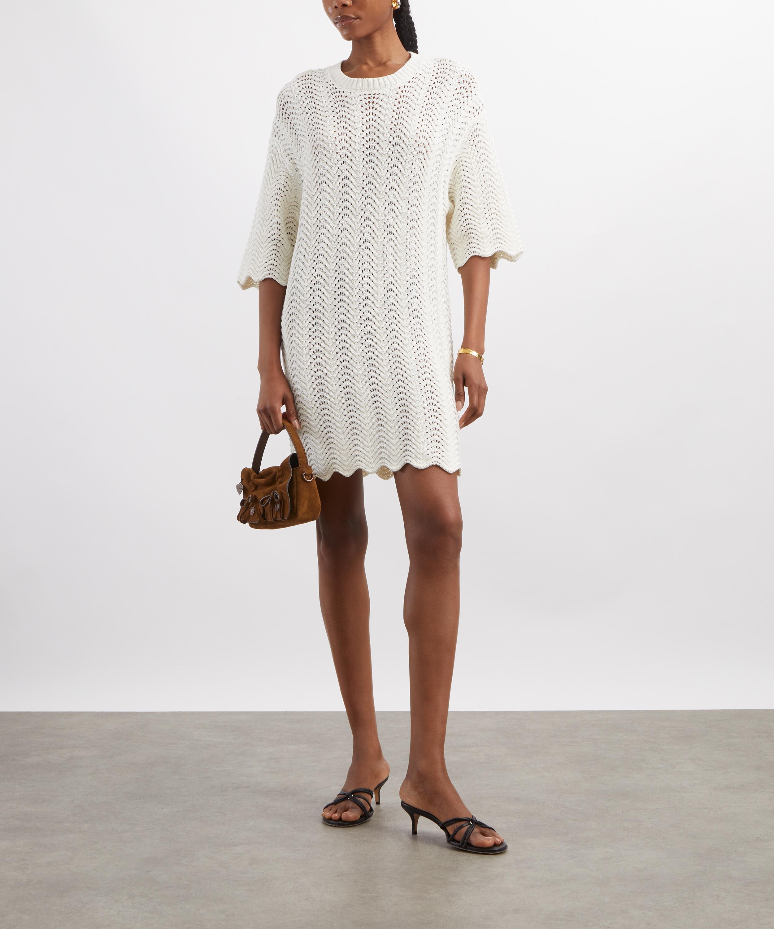 LOULOU DE SAISON - Wafa Ottoman Crochet Dress image number 1