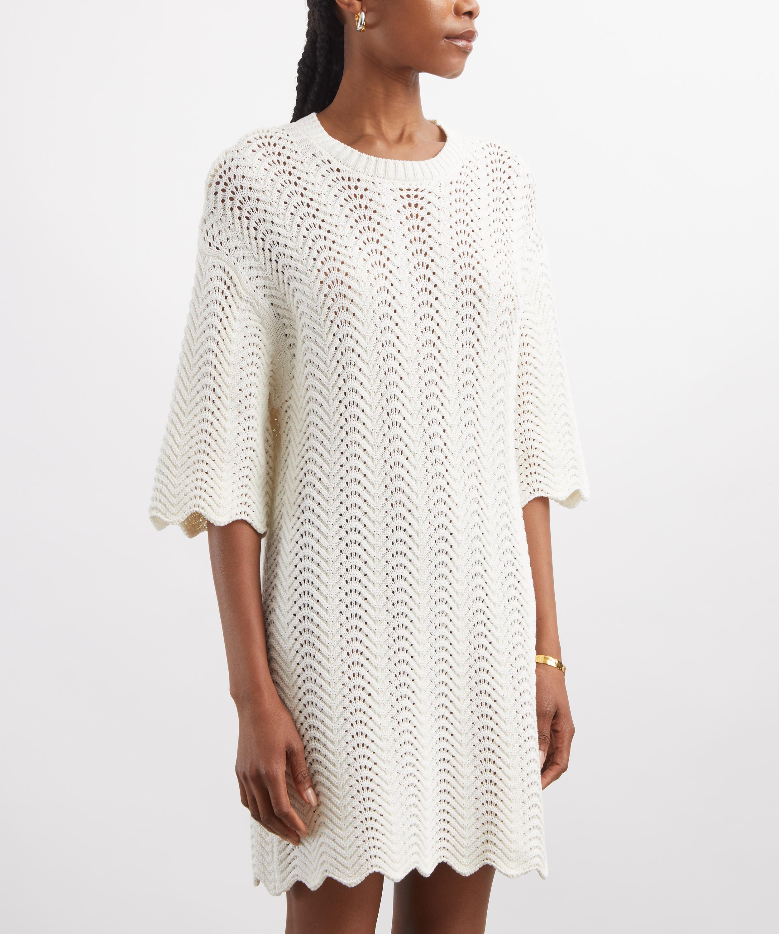 LOULOU DE SAISON - Wafa Ottoman Crochet Dress image number 2