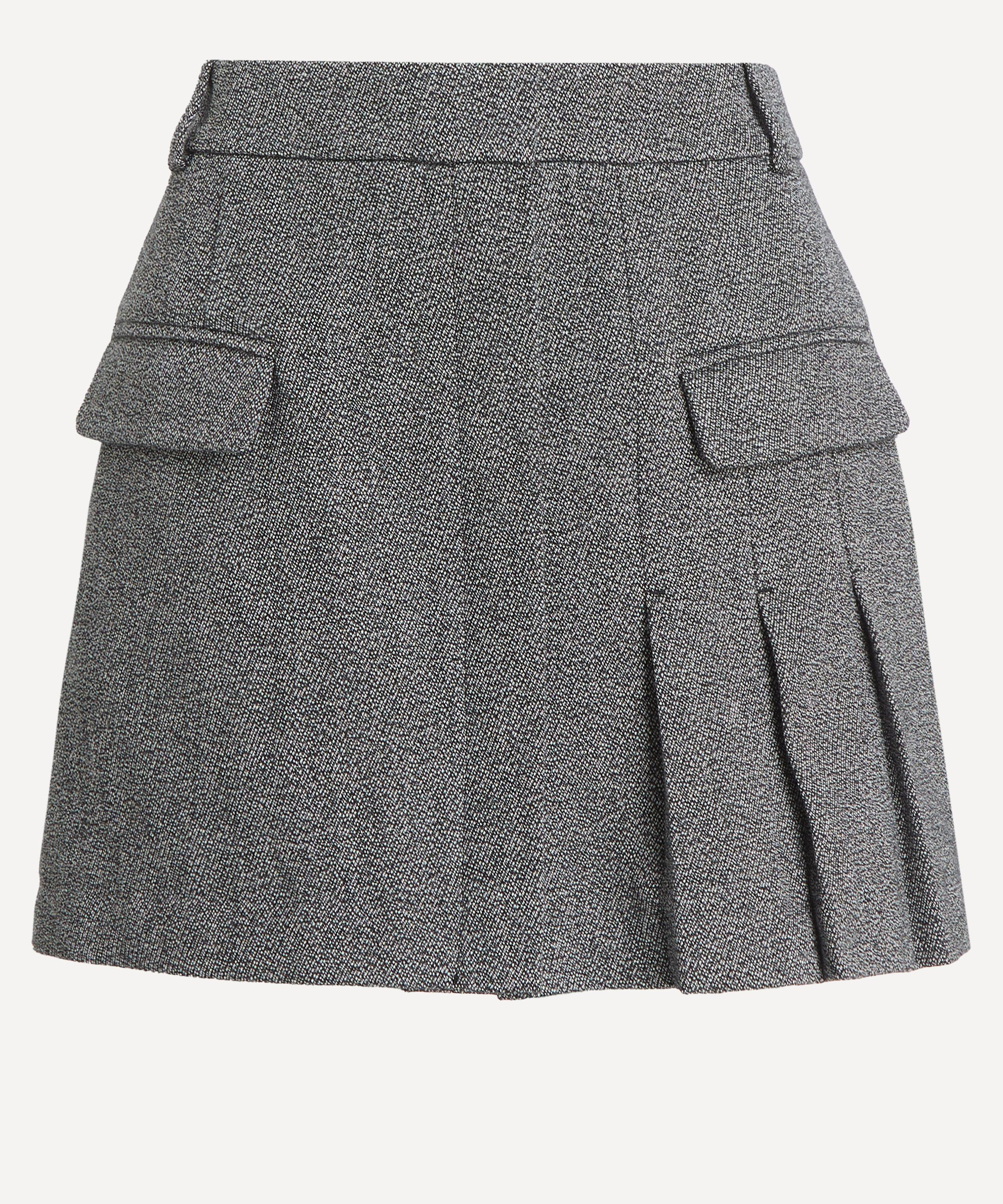 Ganni - Mouline Suiting Mini Skirt
