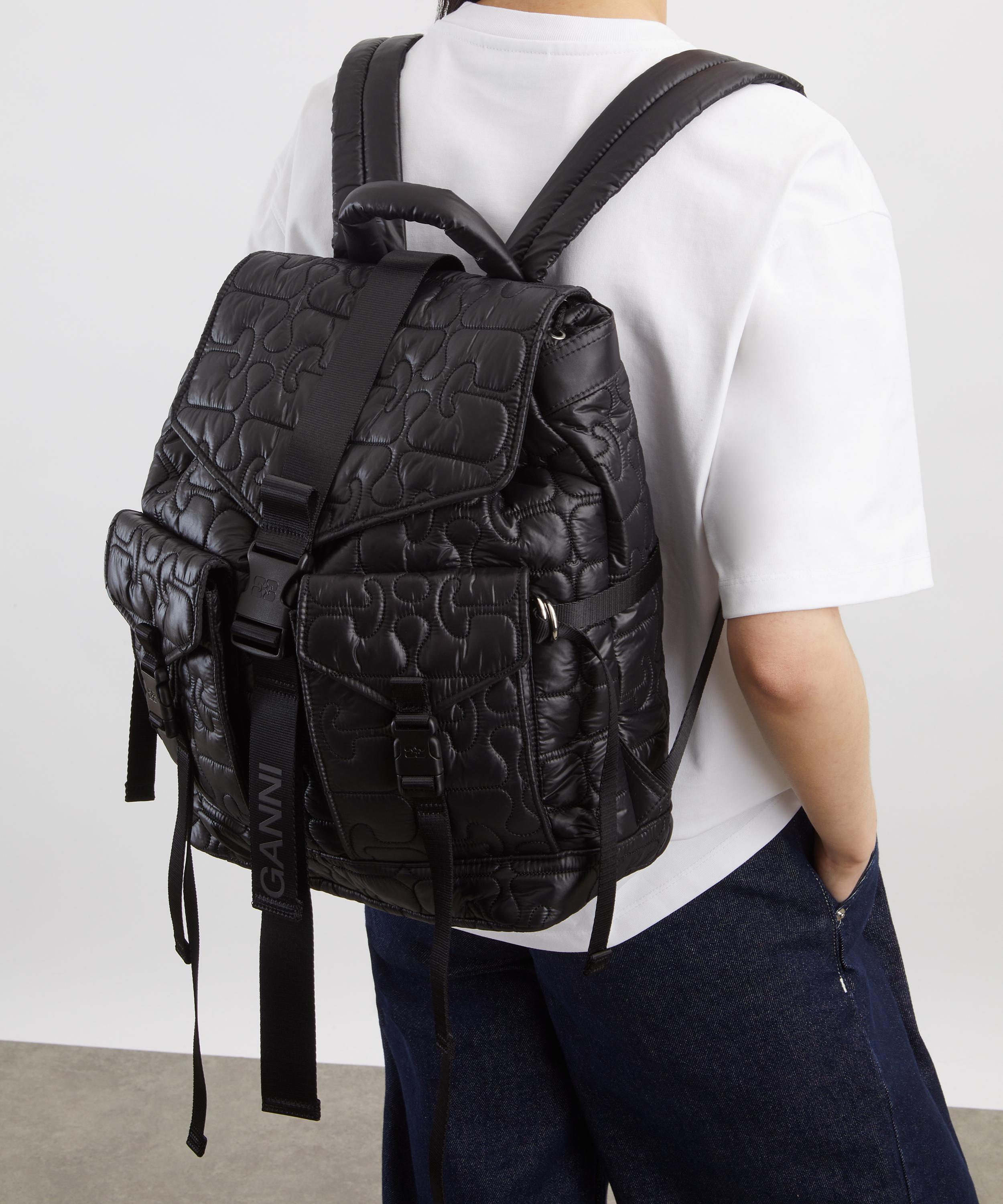 Ganni - Quilted Backpack image number 1
