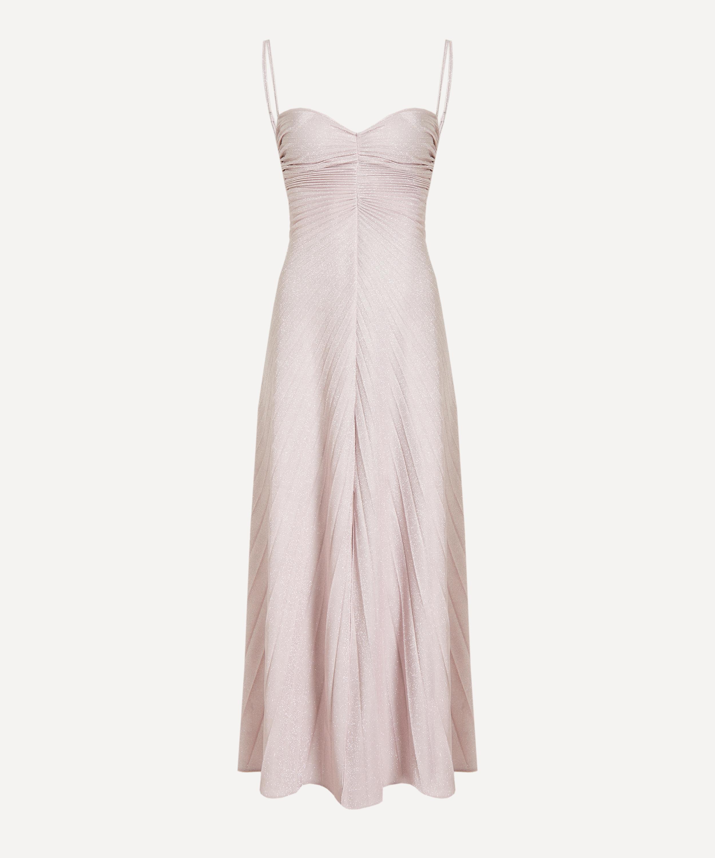 Georgia Hardinge - Pink Silver Metallic Relic Dress