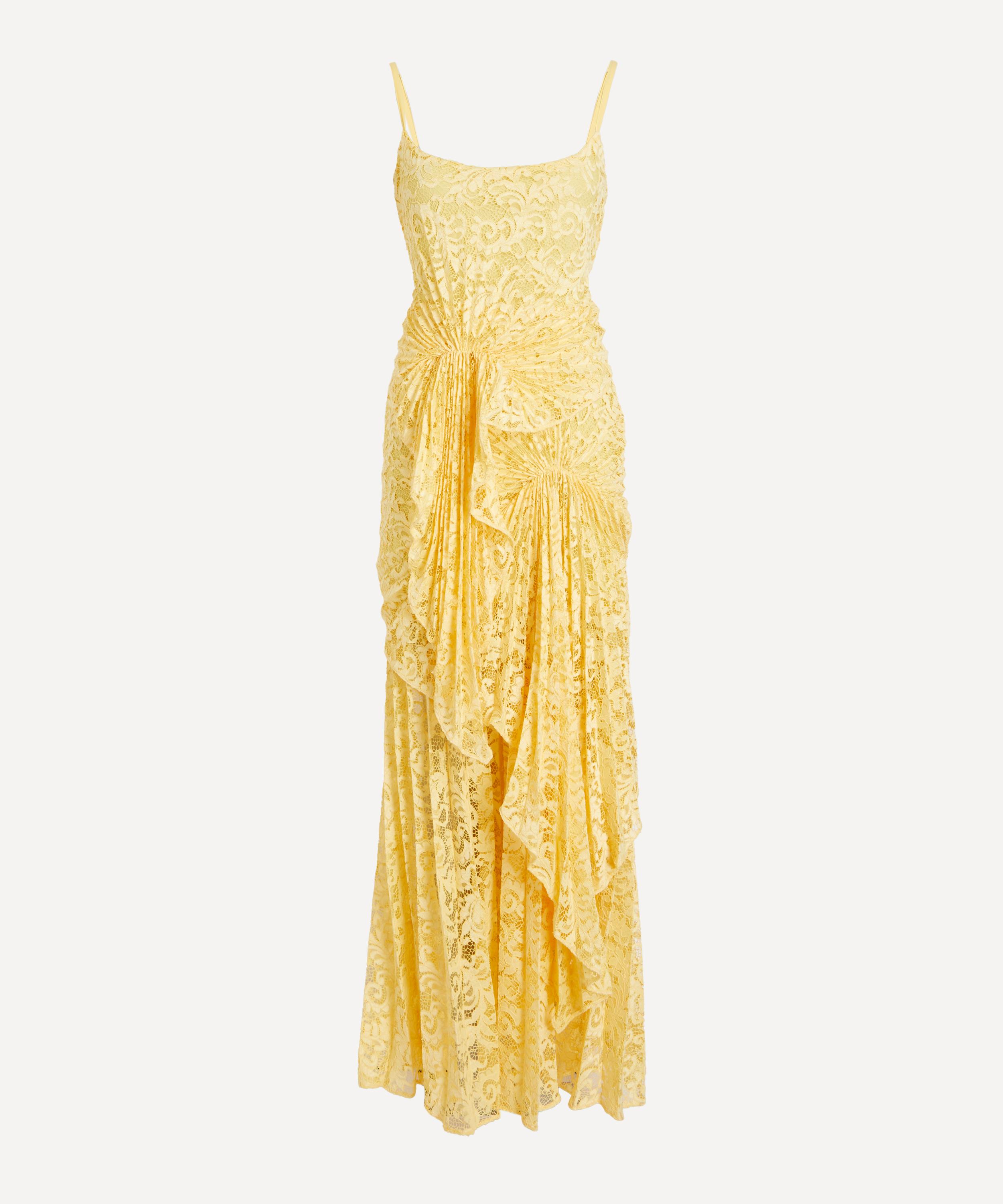 Georgia Hardinge - Riviera Lemon Floor-Length Dress