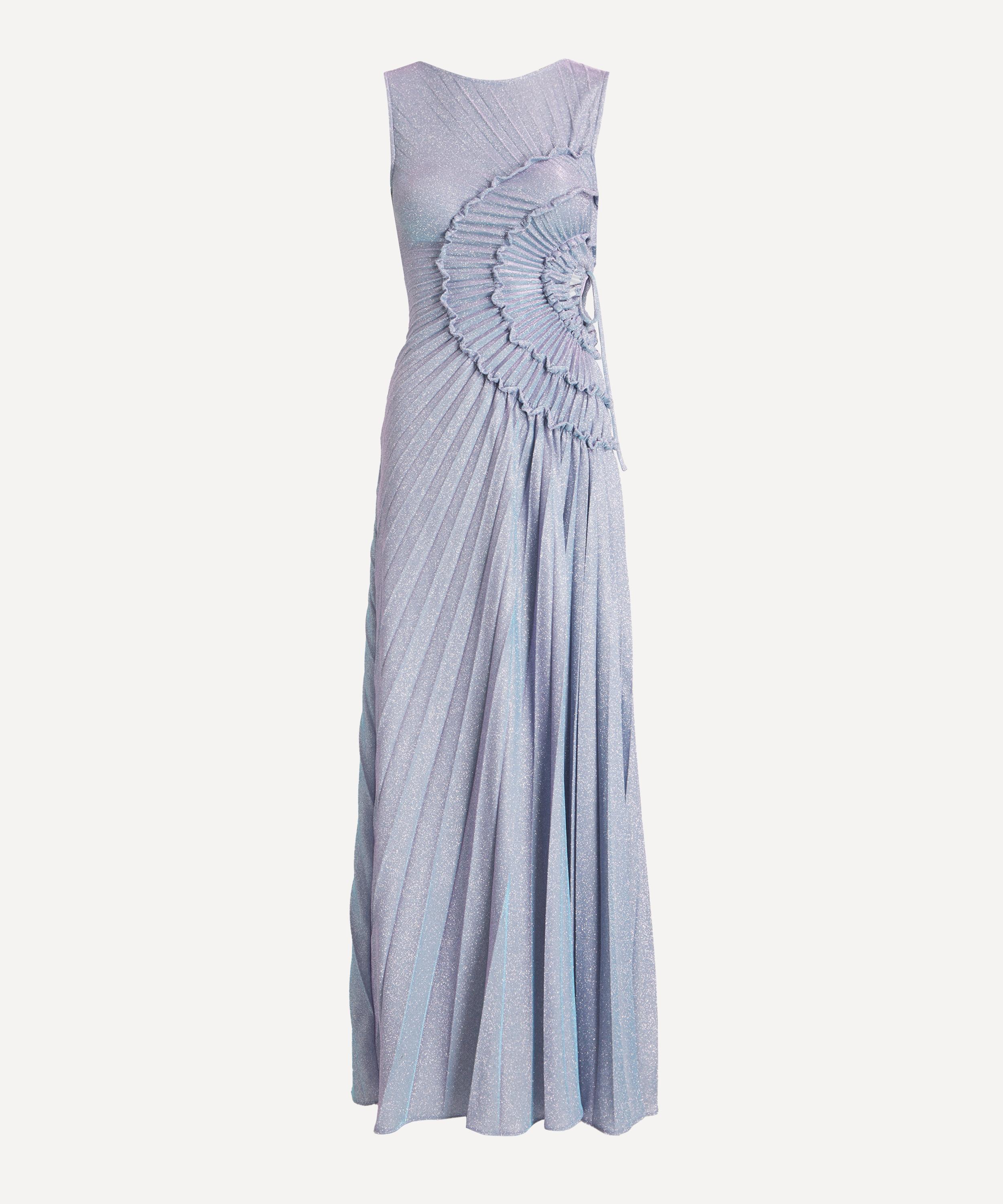 Georgia Hardinge - Solar Lilac Blue Sparkle Dress