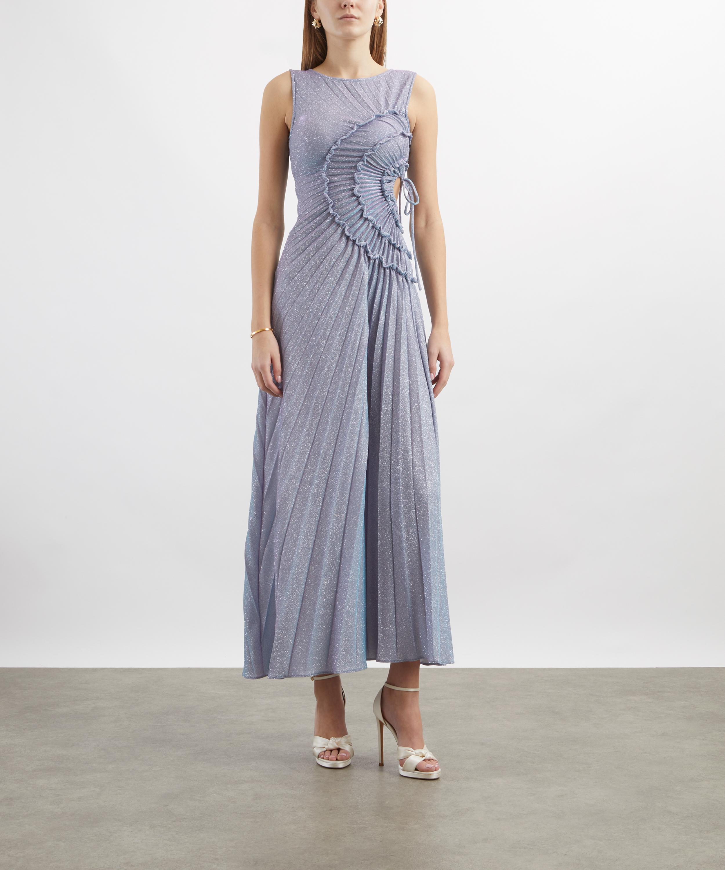 Georgia Hardinge - Solar Lilac Blue Sparkle Dress image number 2