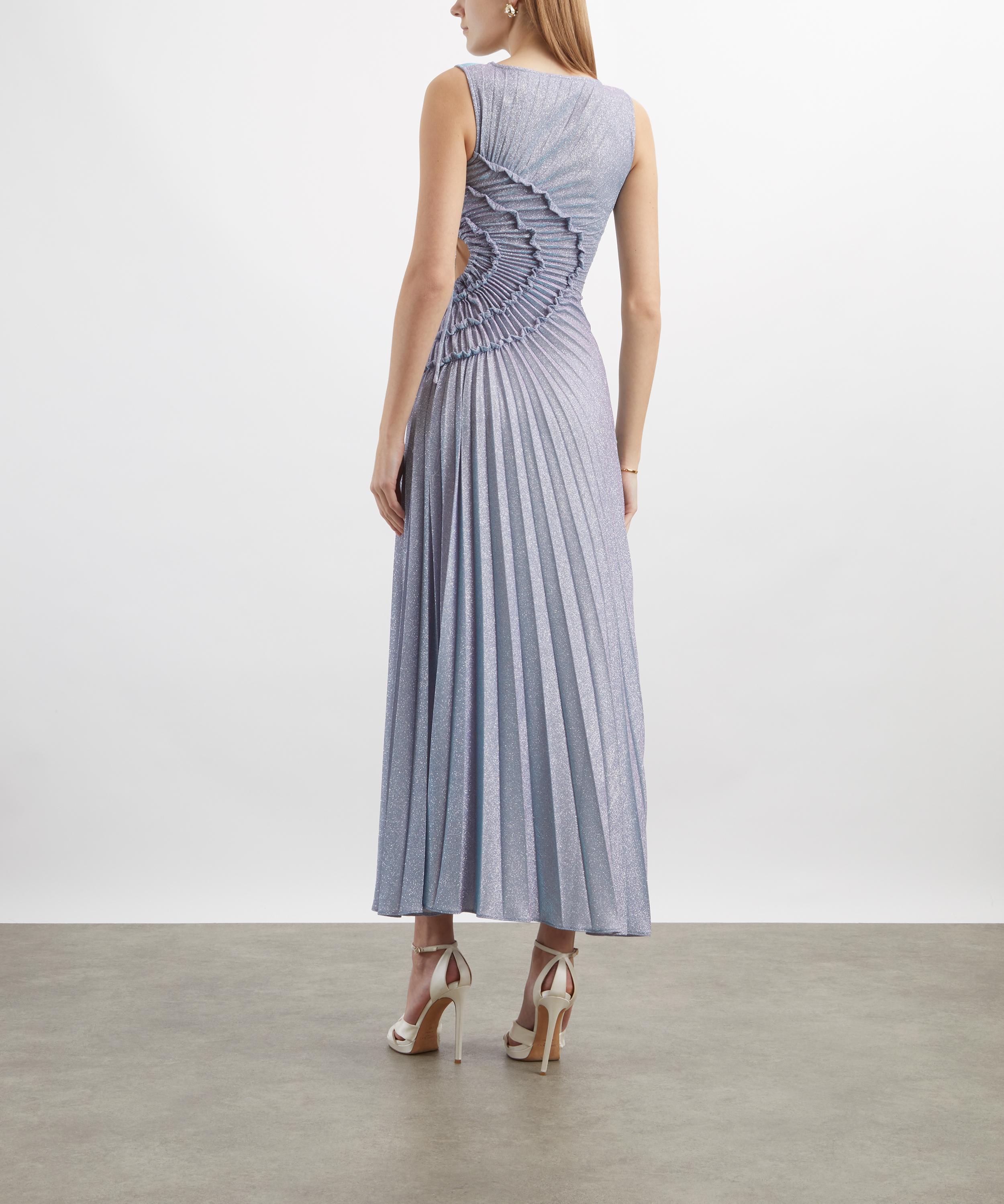 Georgia Hardinge - Solar Lilac Blue Sparkle Dress image number 3