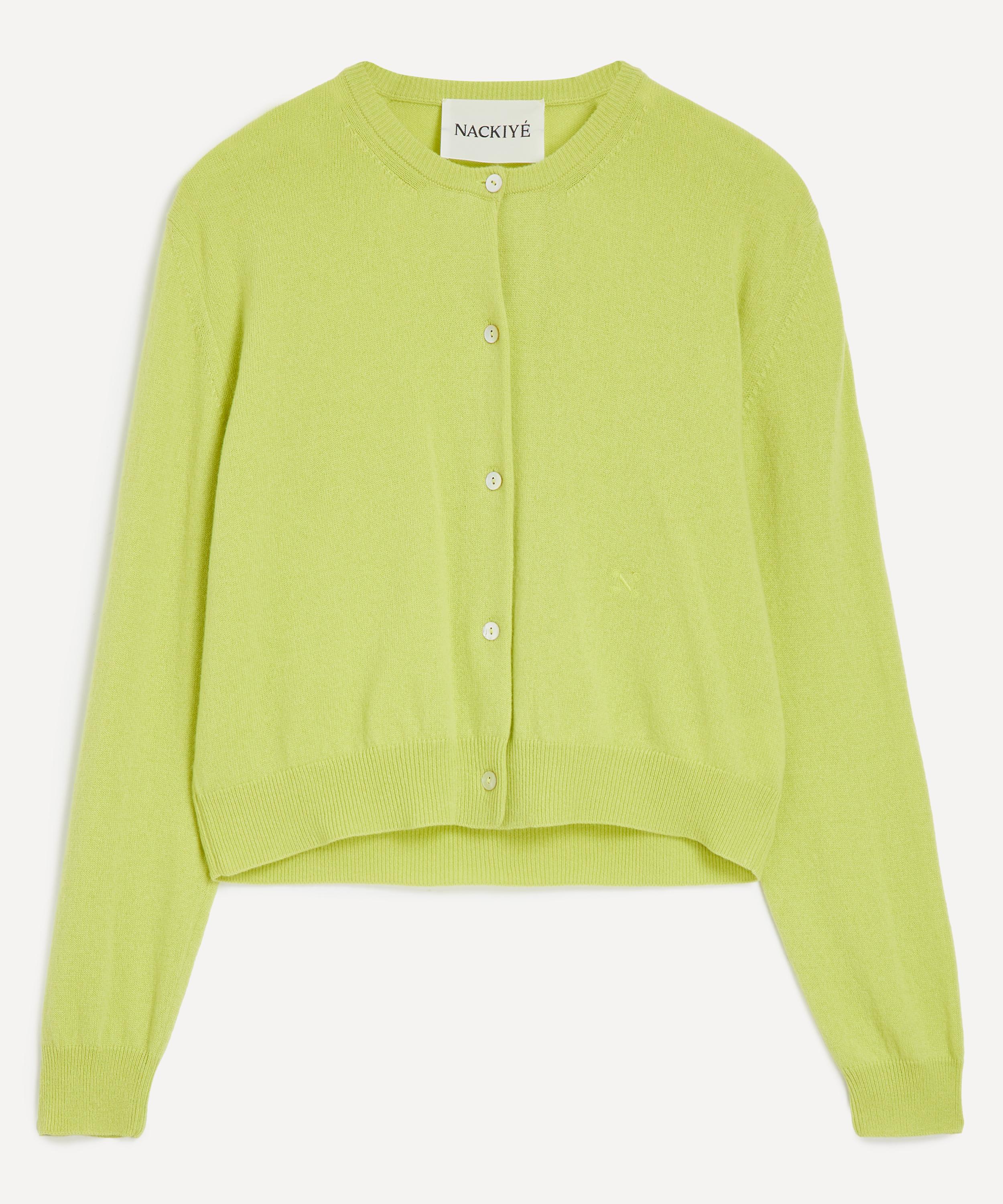 Nackiy&eacute; - Sea Shell Pistachio Cashmere Cardigan