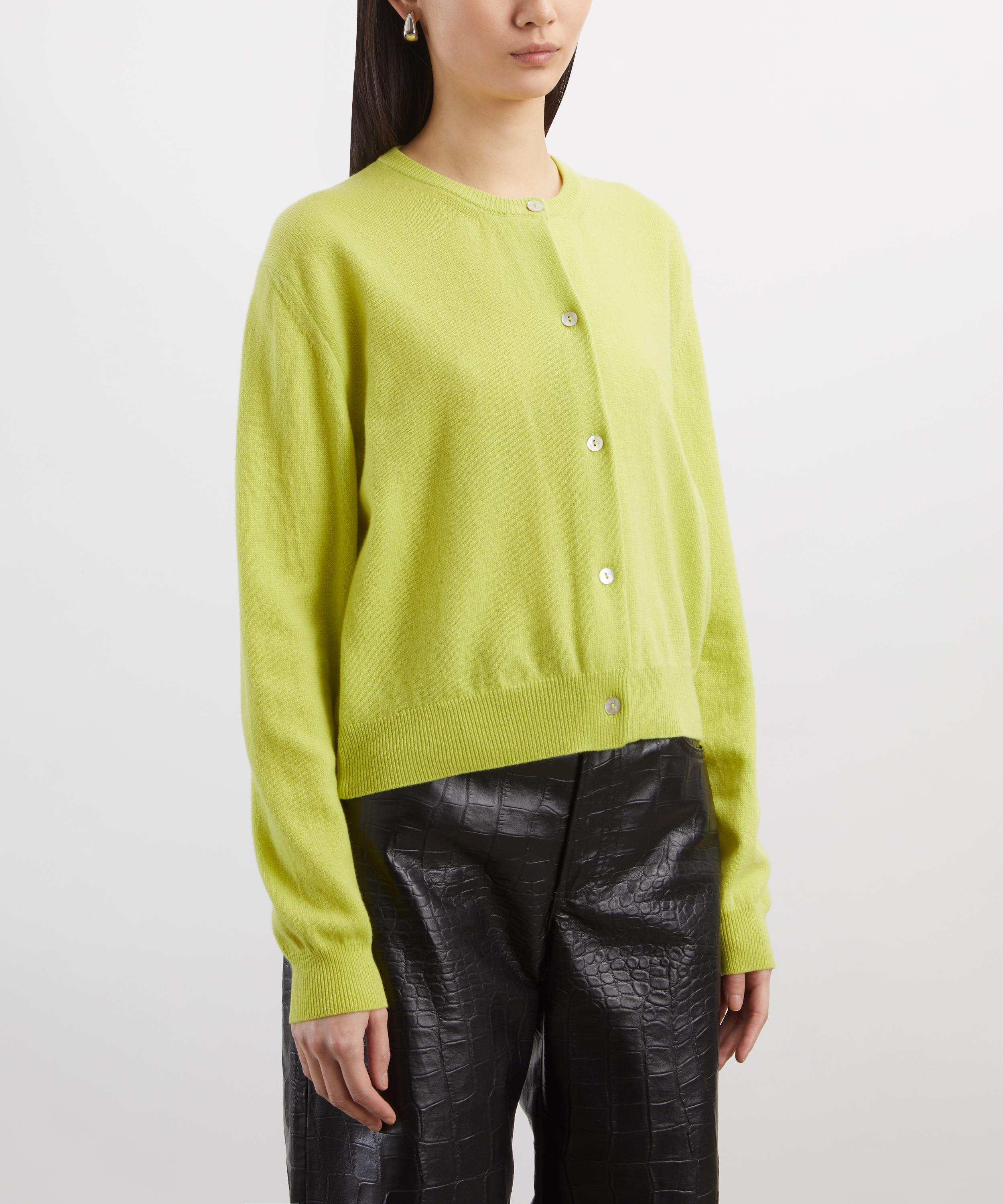 Nackiy&eacute; - Sea Shell Pistachio Cashmere Cardigan image number 2