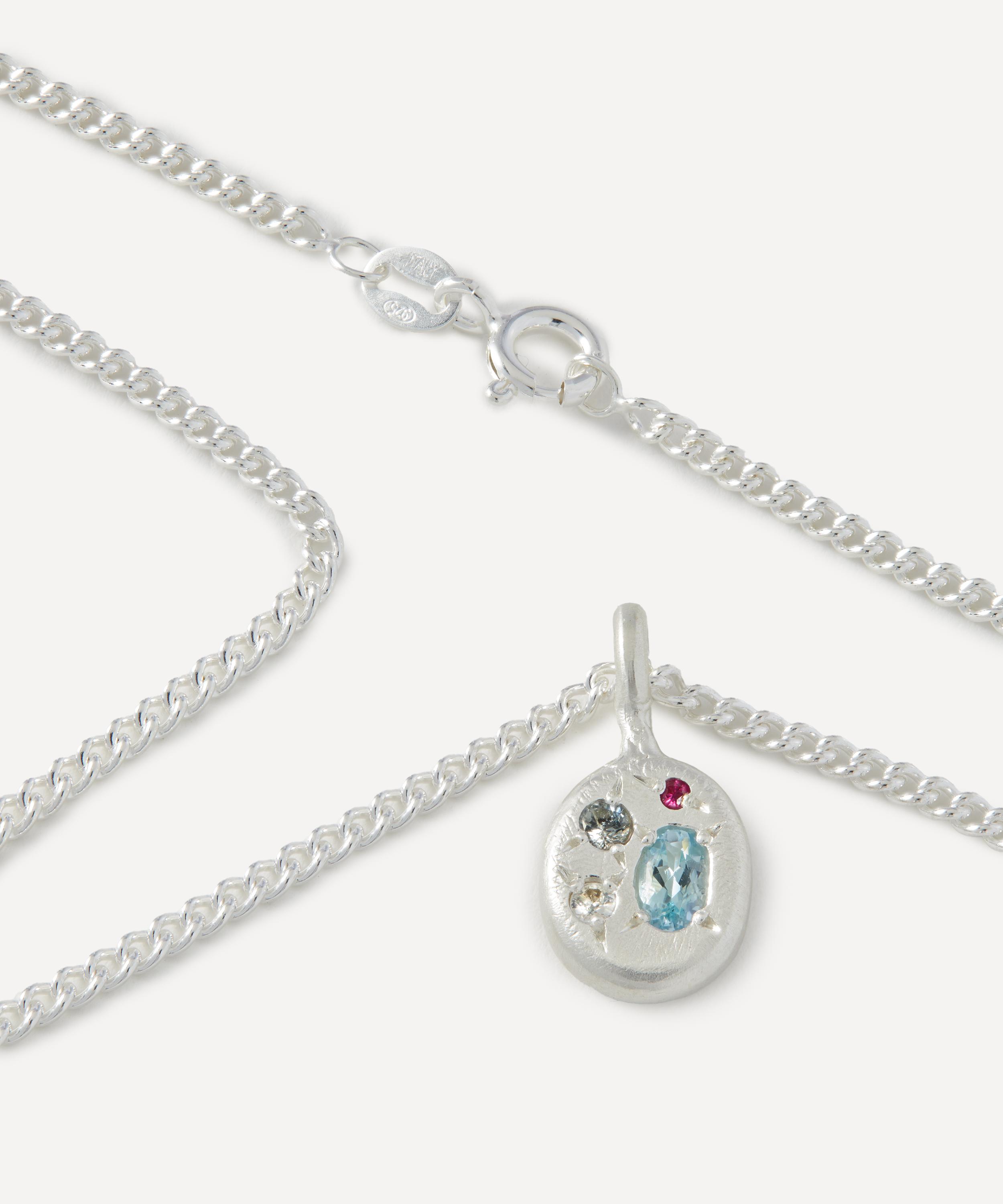 Seb Brown - Sterling Silver Spazio Pendant Necklace image number 2