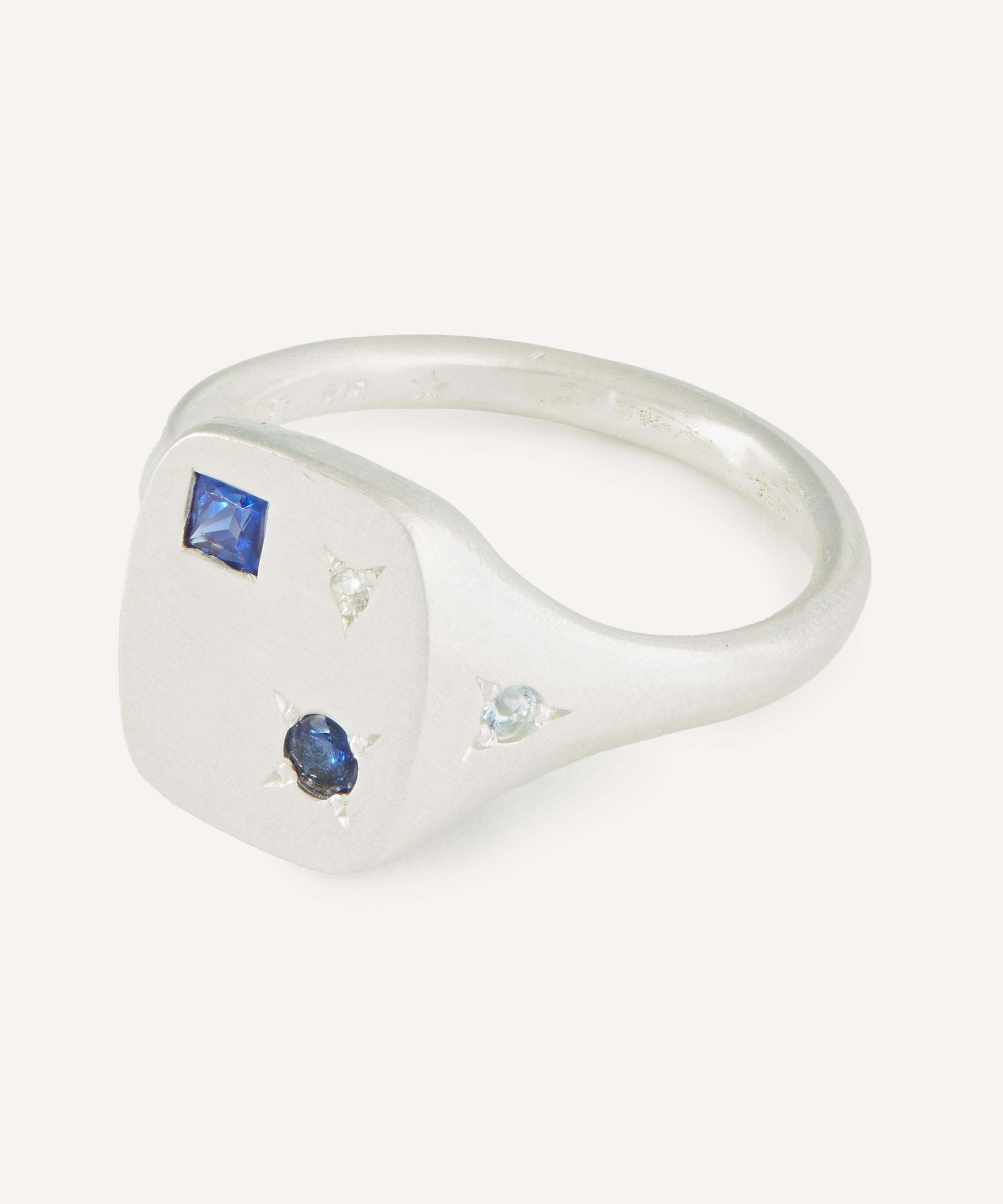 Seb Brown - Sterling Silver Paris Signet Ring image number 1