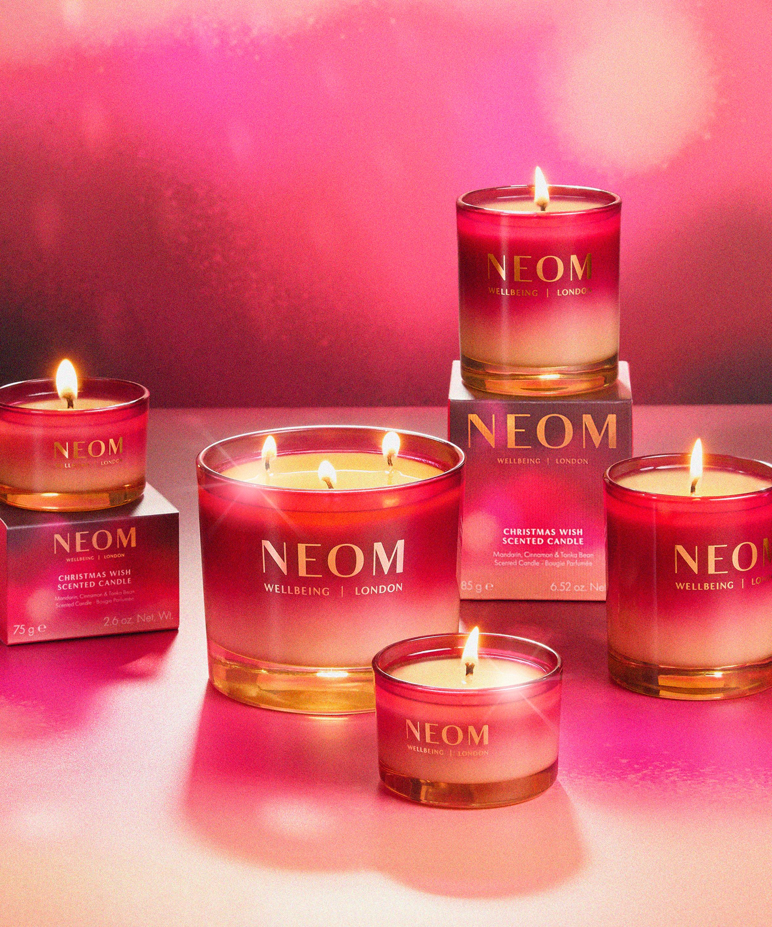 NEOM Wellbeing London - Christmas Wish Scented Candle (3 Wick) 420g image number 1