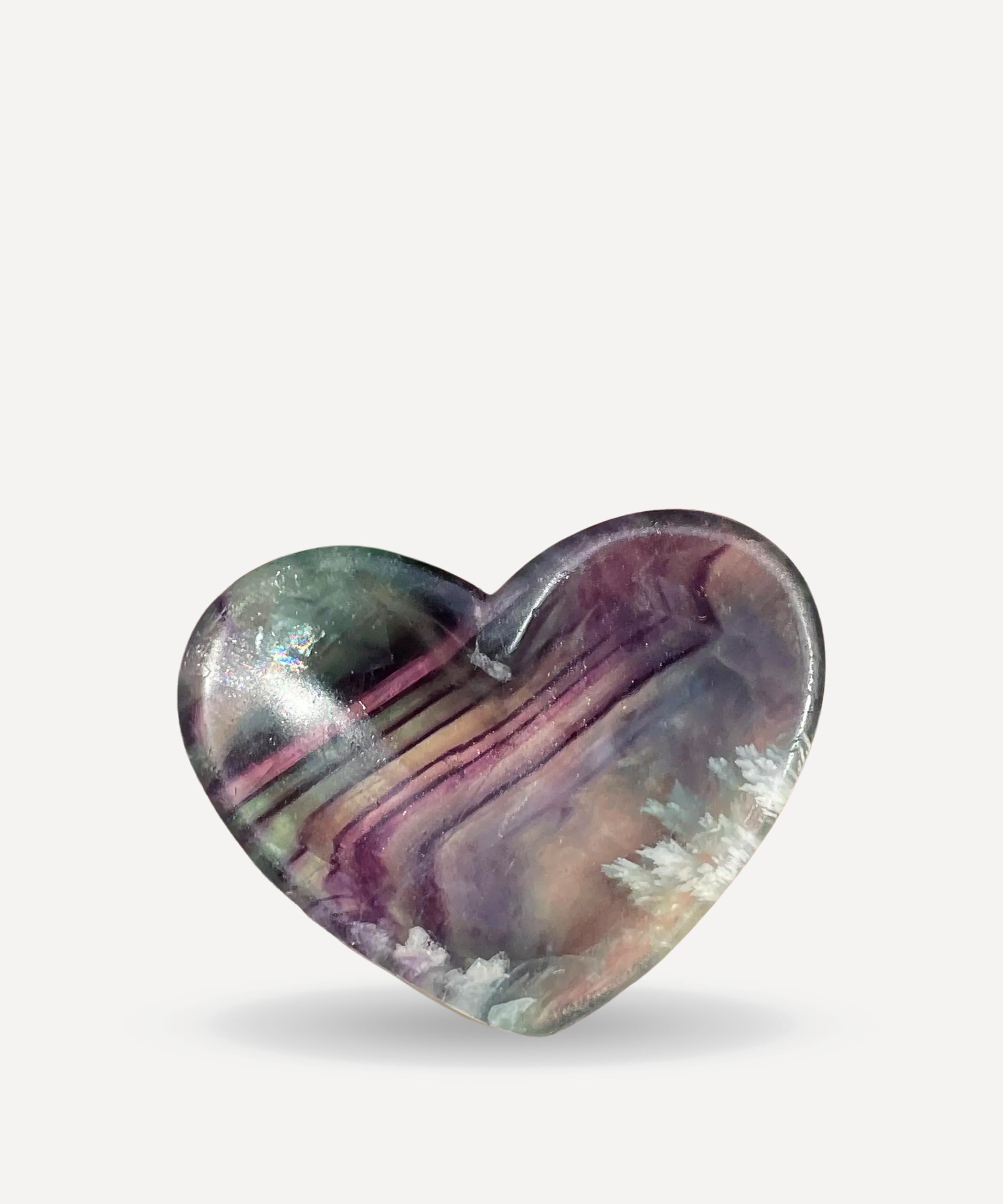 JIA JIA - Rainbow Fluorite Small Heart Dish