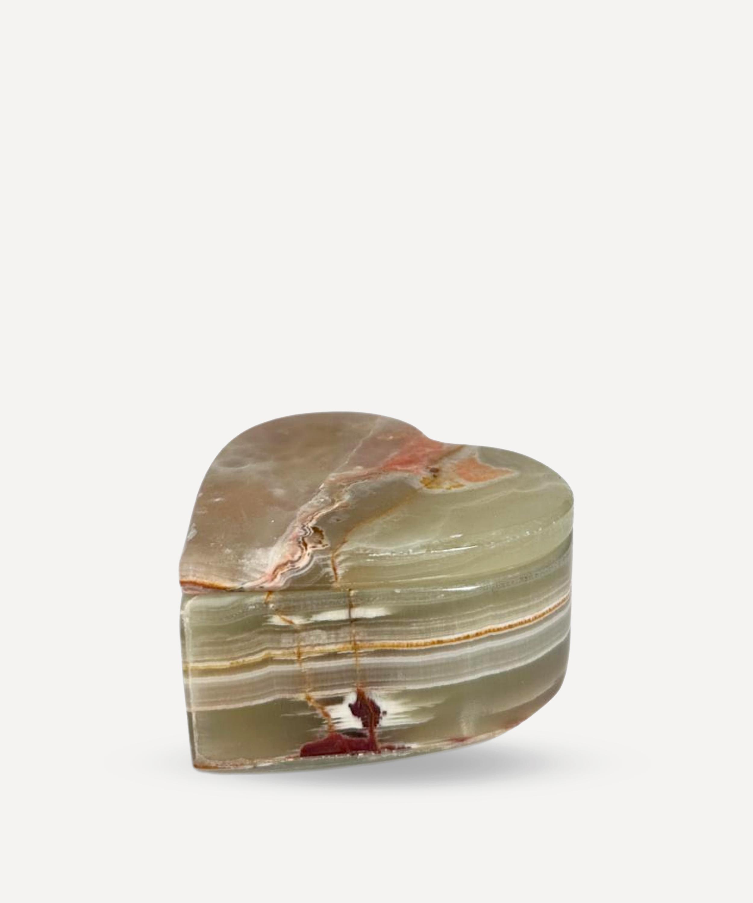 JIA JIA - Green Onyx Heart Jewellery Box