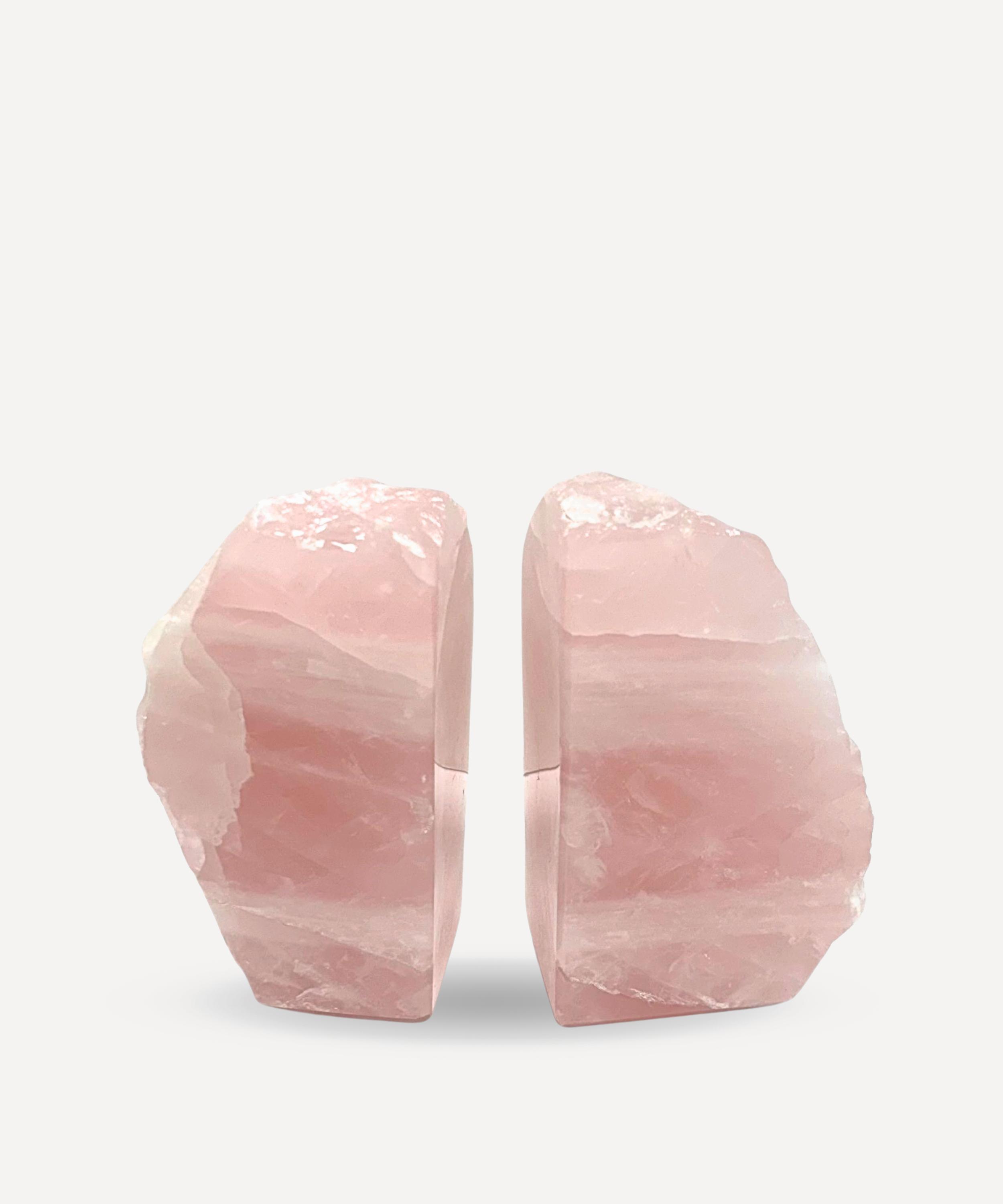 JIA JIA - Rose Quartz Bookends Set of Two