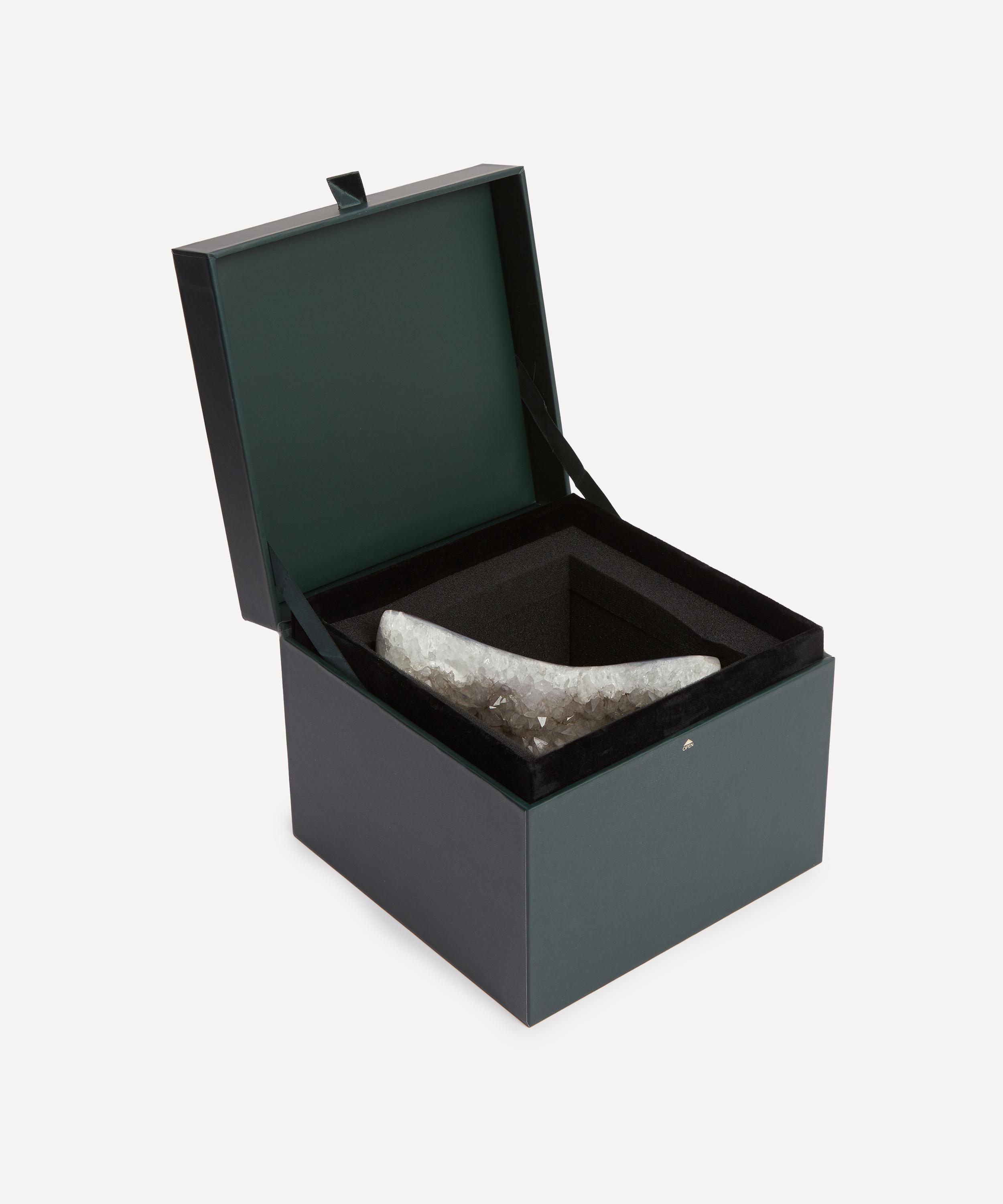 JIA JIA - Smoky Quartz Smiling Moon Ornament image number 2