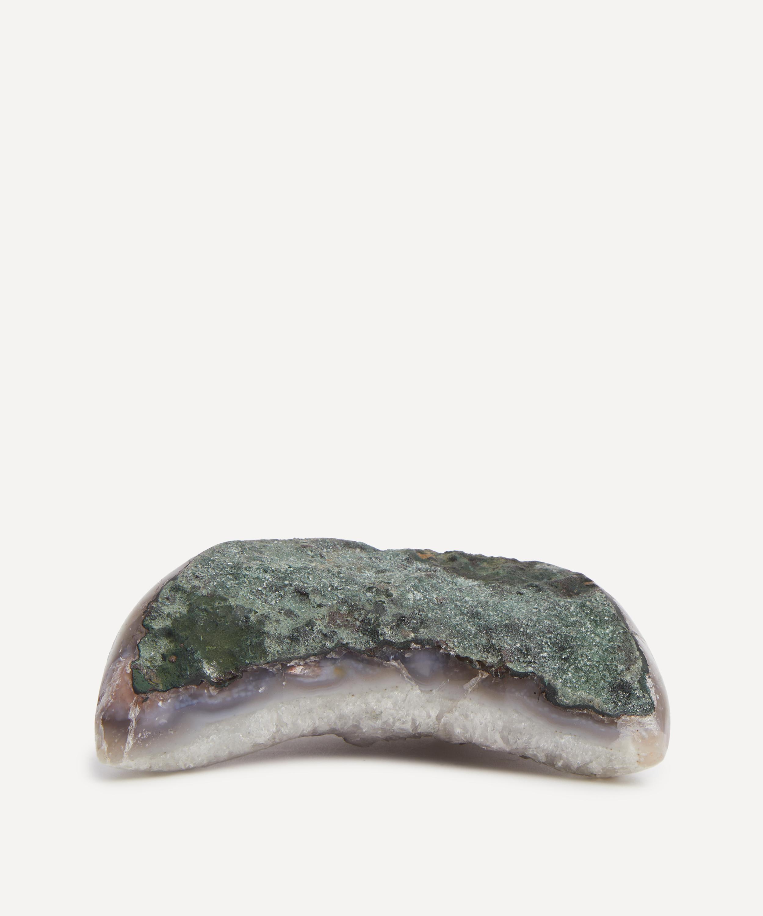 JIA JIA - Smoky Quartz Smiling Moon Ornament image number 4