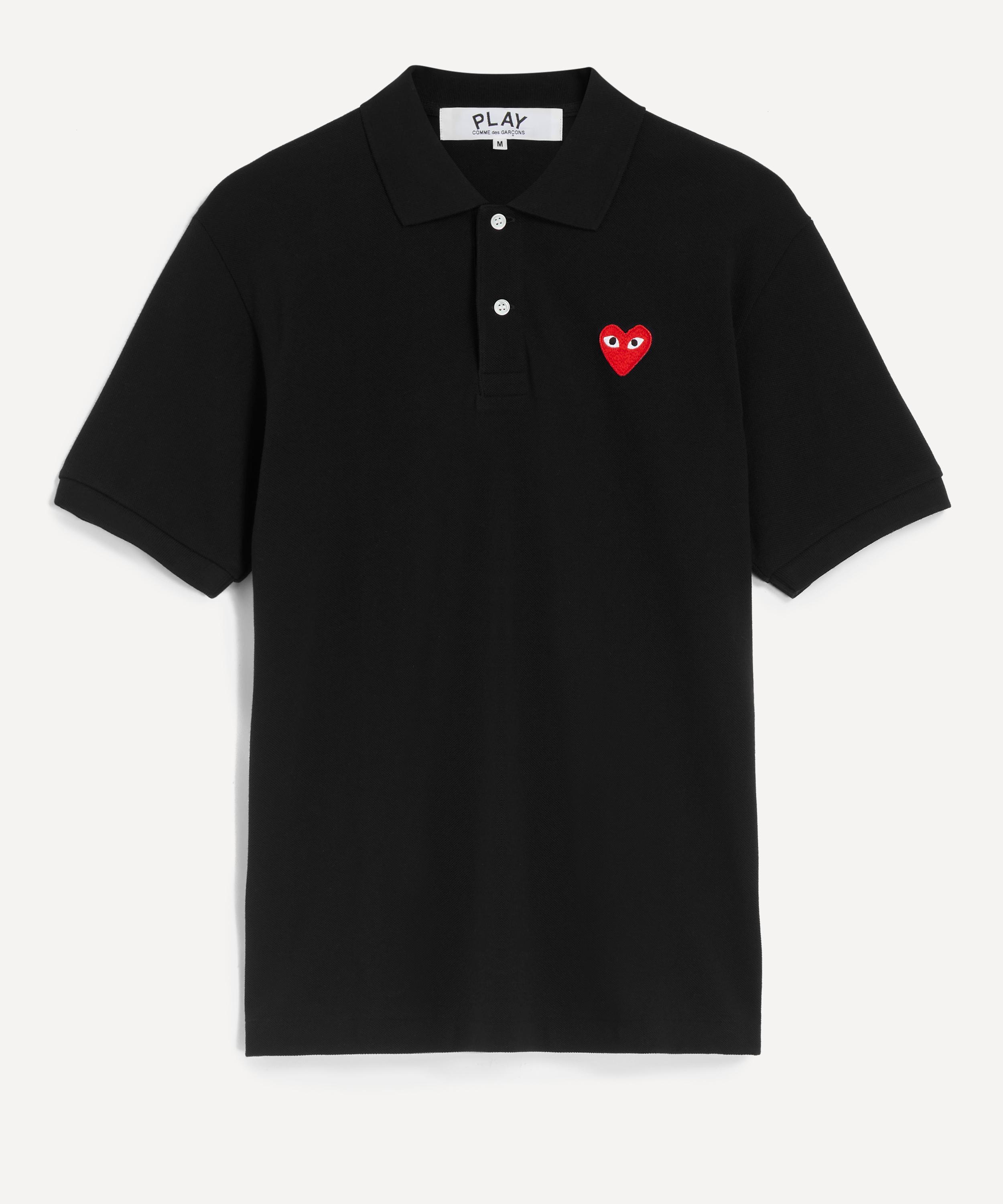 Comme des Garçons Play - Heart Logo Polo Shirt image number 0