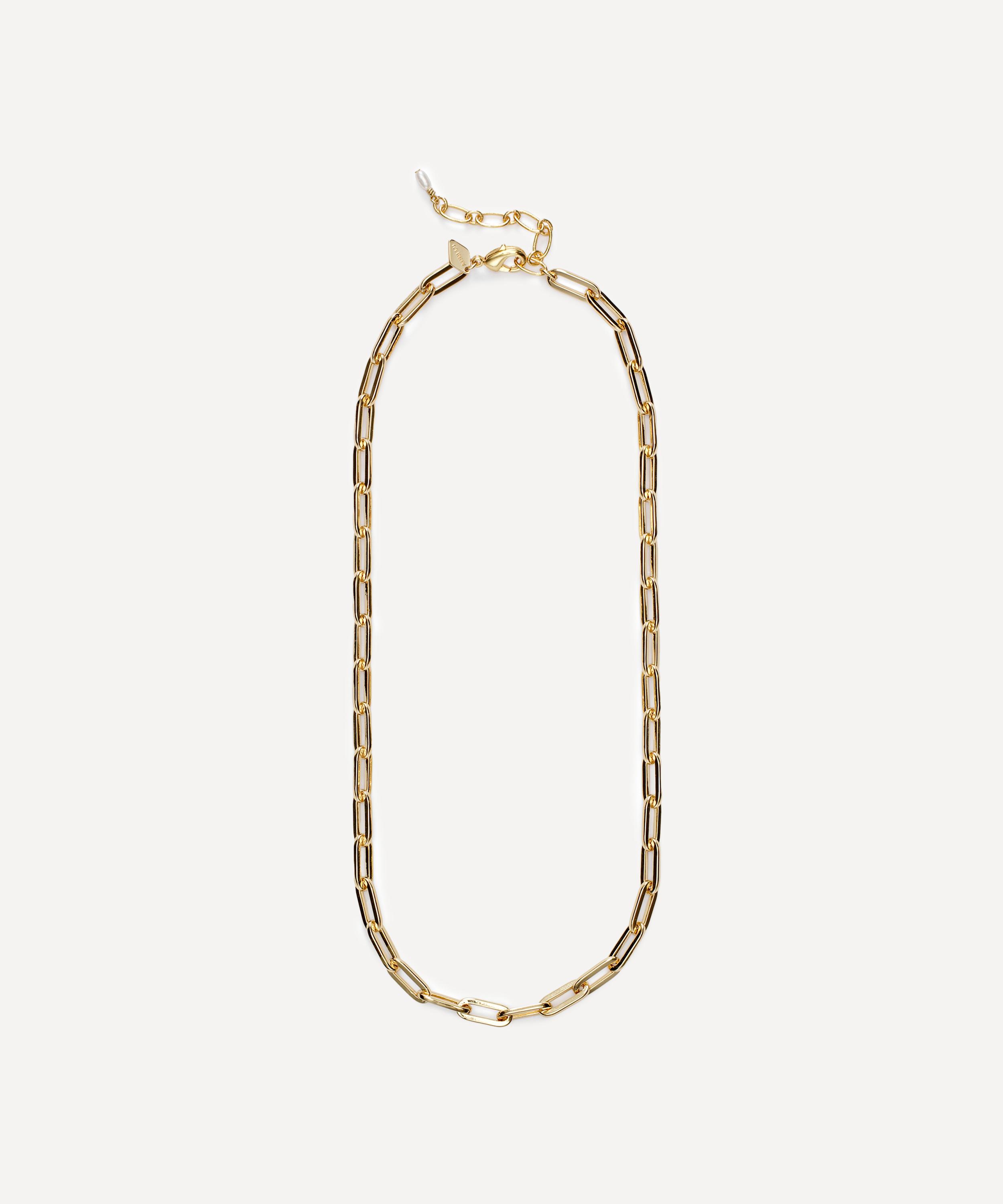 ANNI LU - 18ct Gold-Plated Golden Hour Chain Necklace