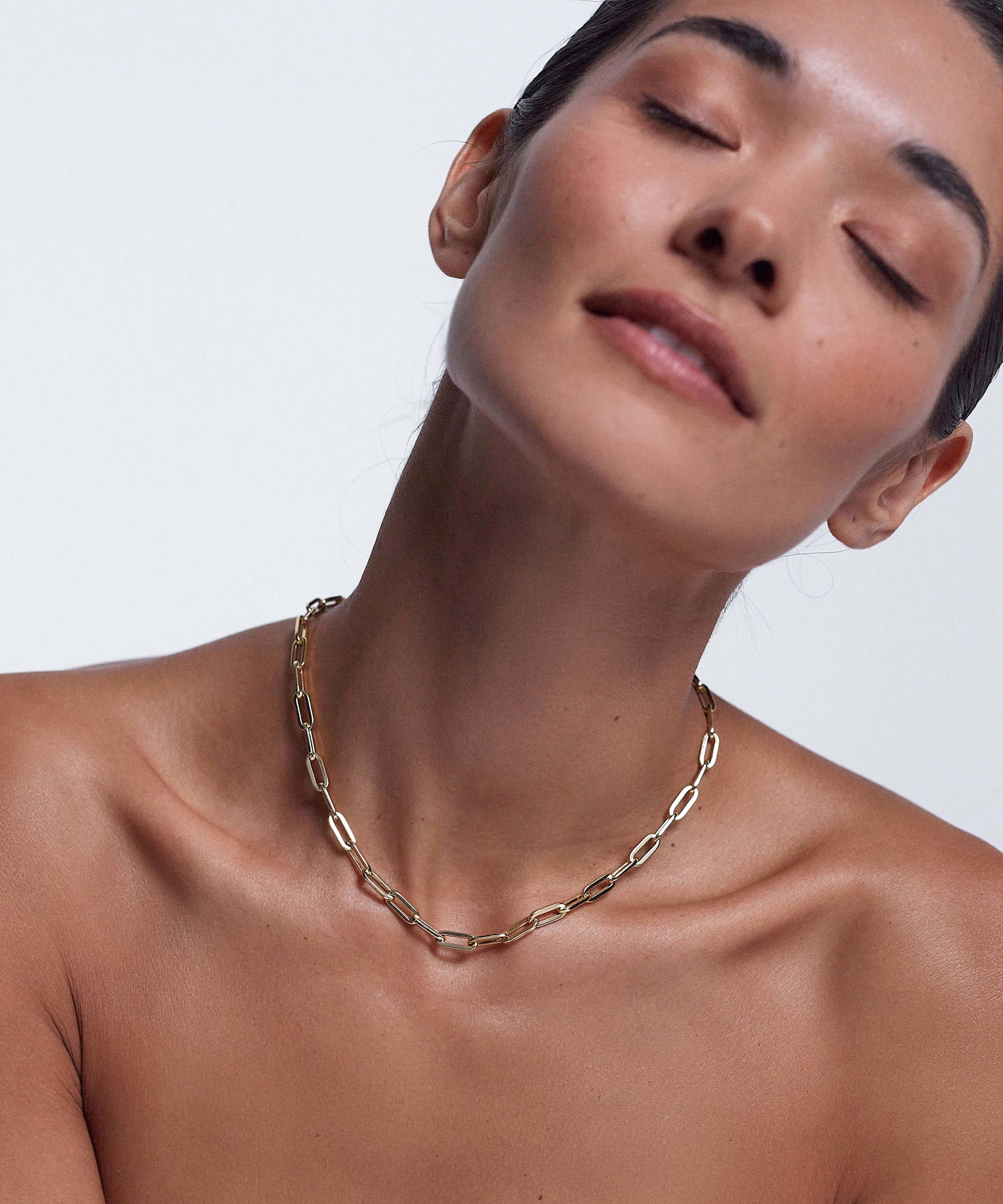 ANNI LU - 18ct Gold-Plated Golden Hour Chain Necklace image number 1