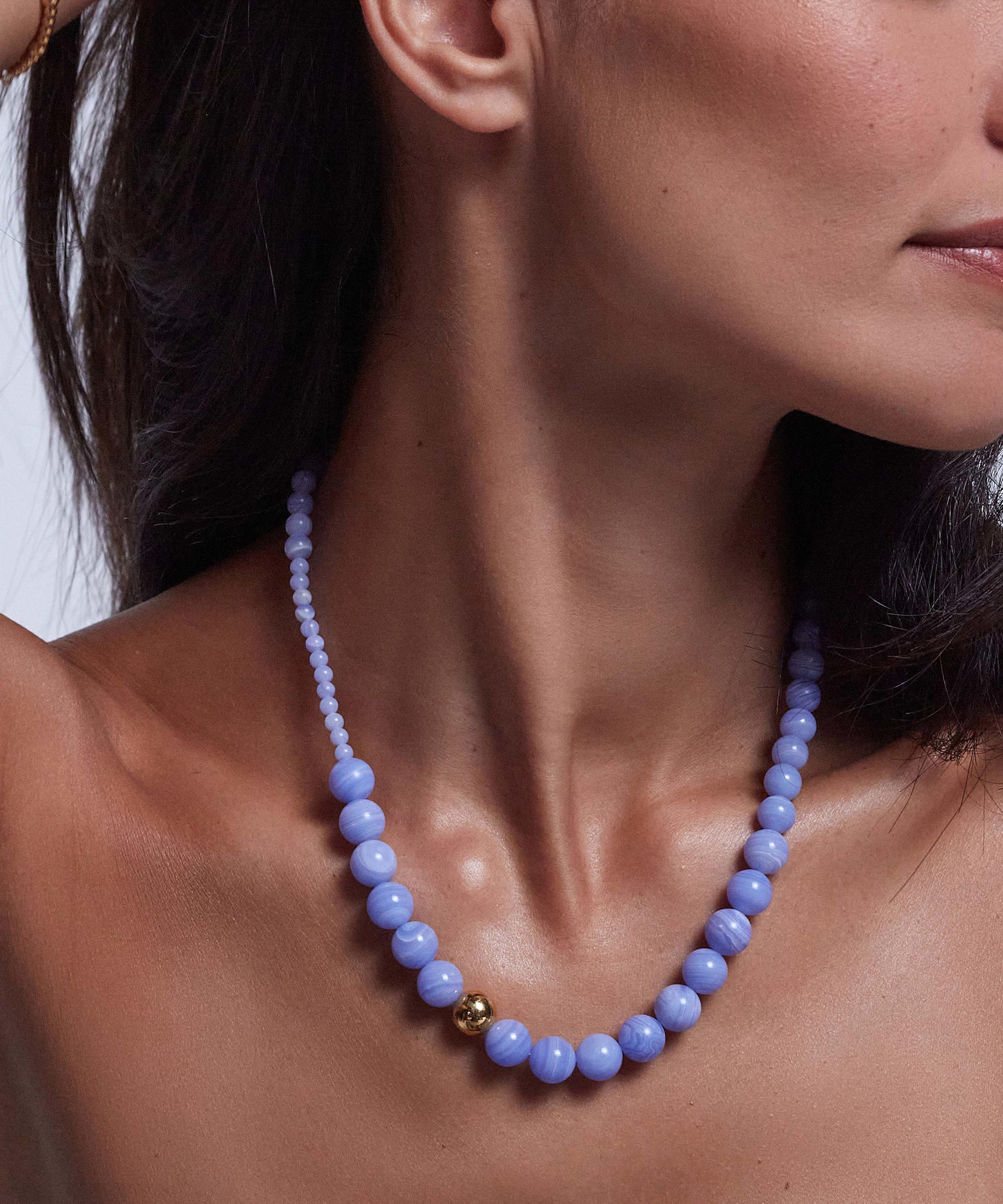 ANNI LU - 18ct Gold-Plated Float Beaded Necklace image number 1