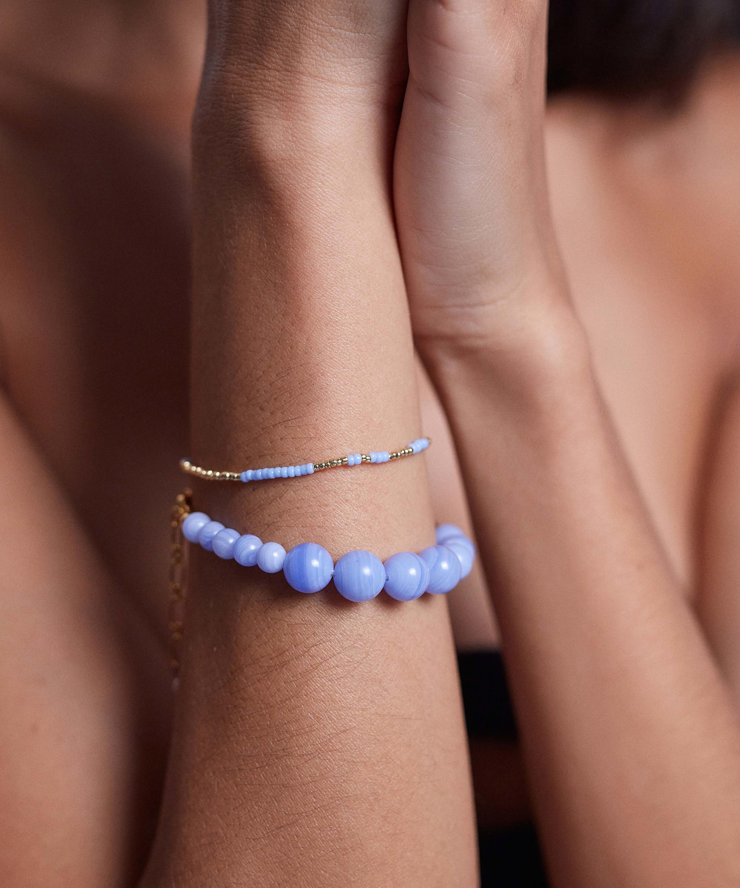 ANNI LU - 18ct Gold-Plated Float Beaded Bracelet image number 1