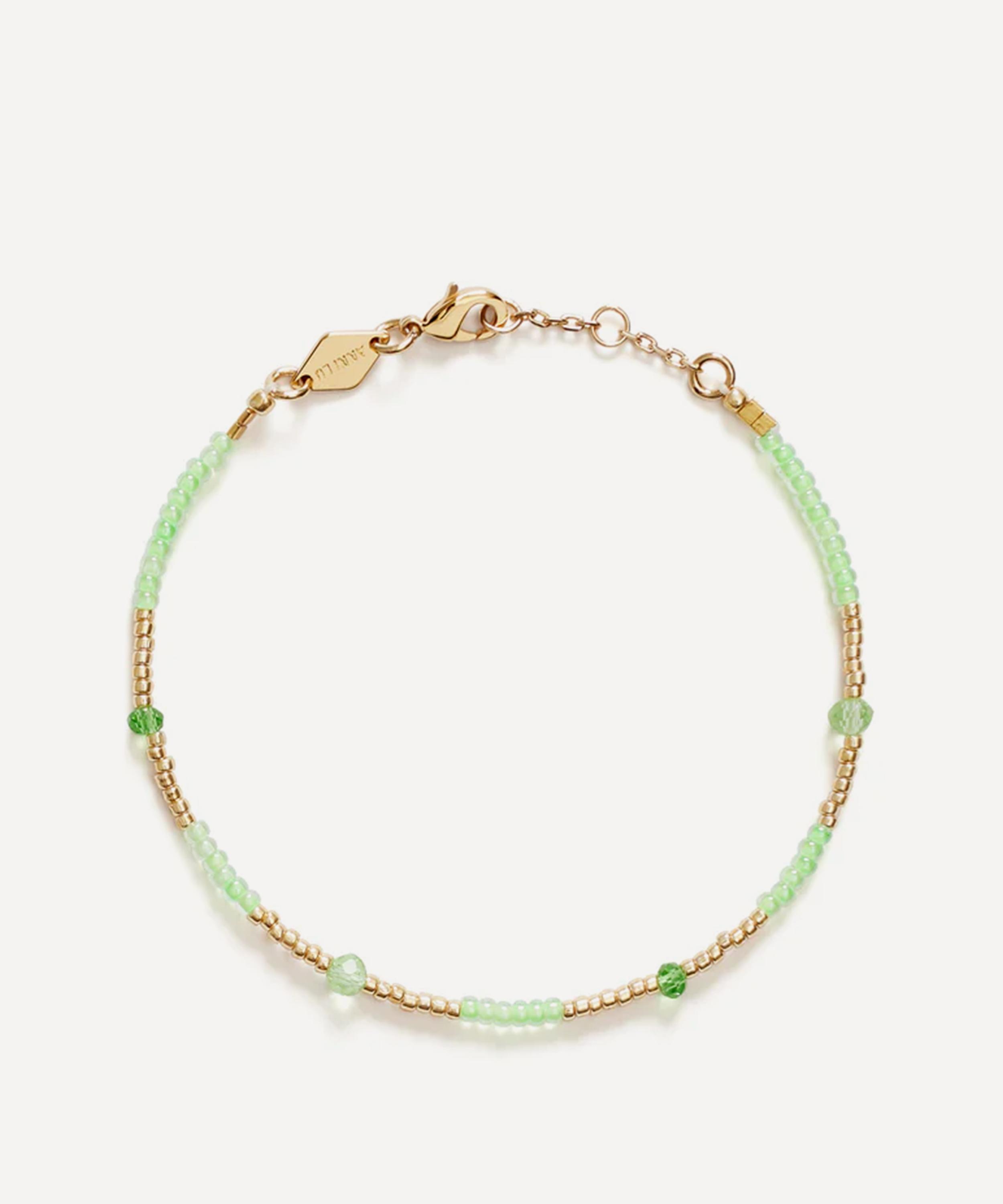 ANNI LU - 18ct Gold-Plated Clemence Beaded Bracelet