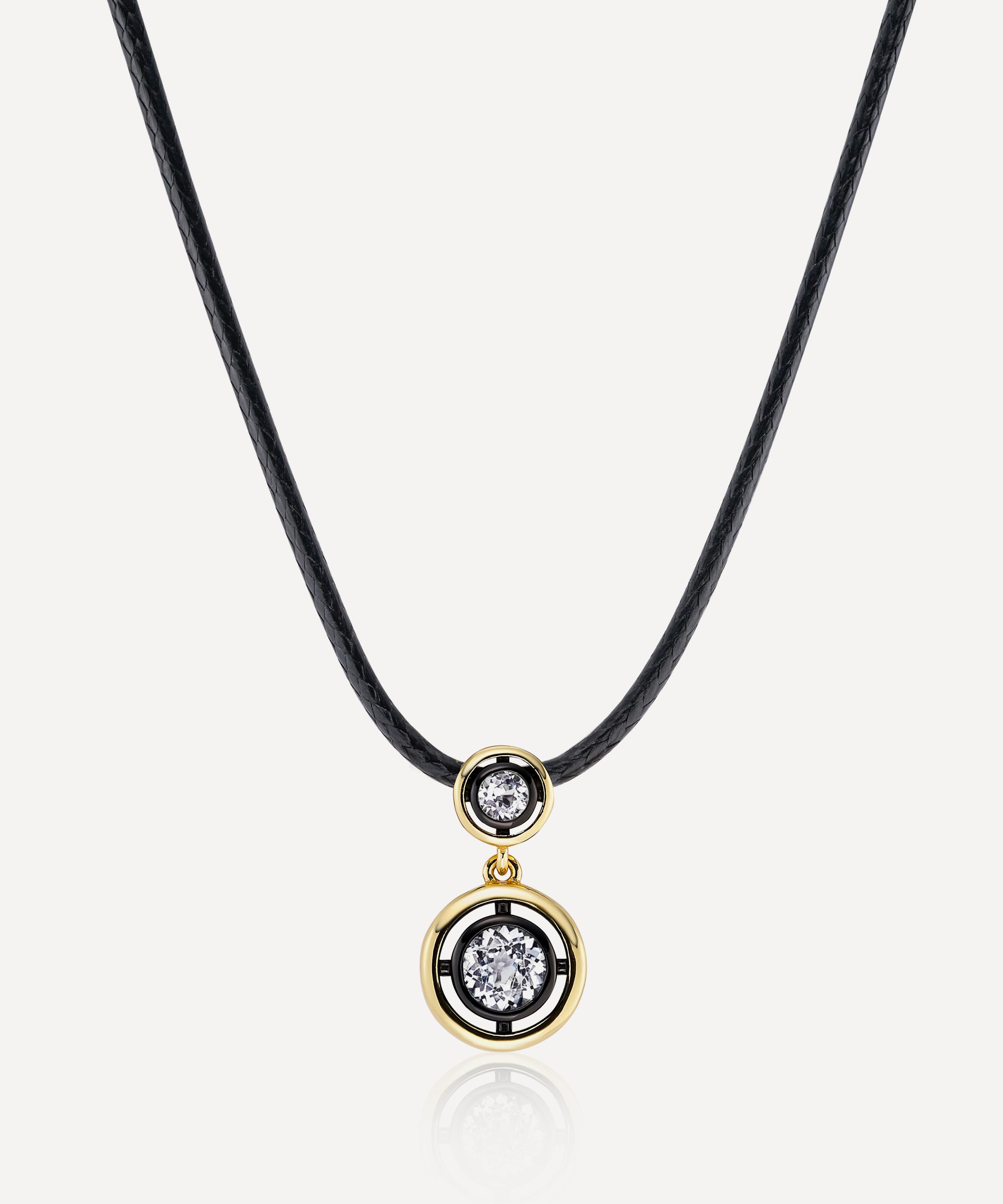 Laura Vann - 18ct Gold-Plated Remi Cord Necklace image number 0