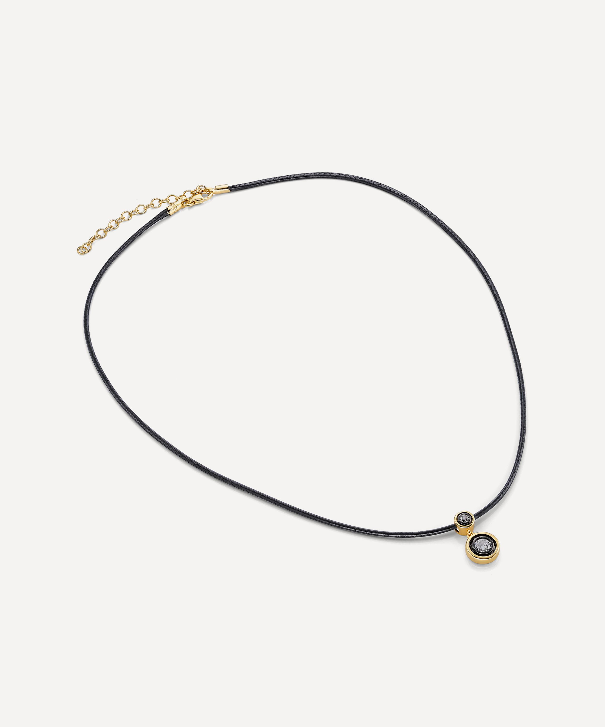 Laura Vann - 18ct Gold-Plated Remi Cord Necklace image number 2