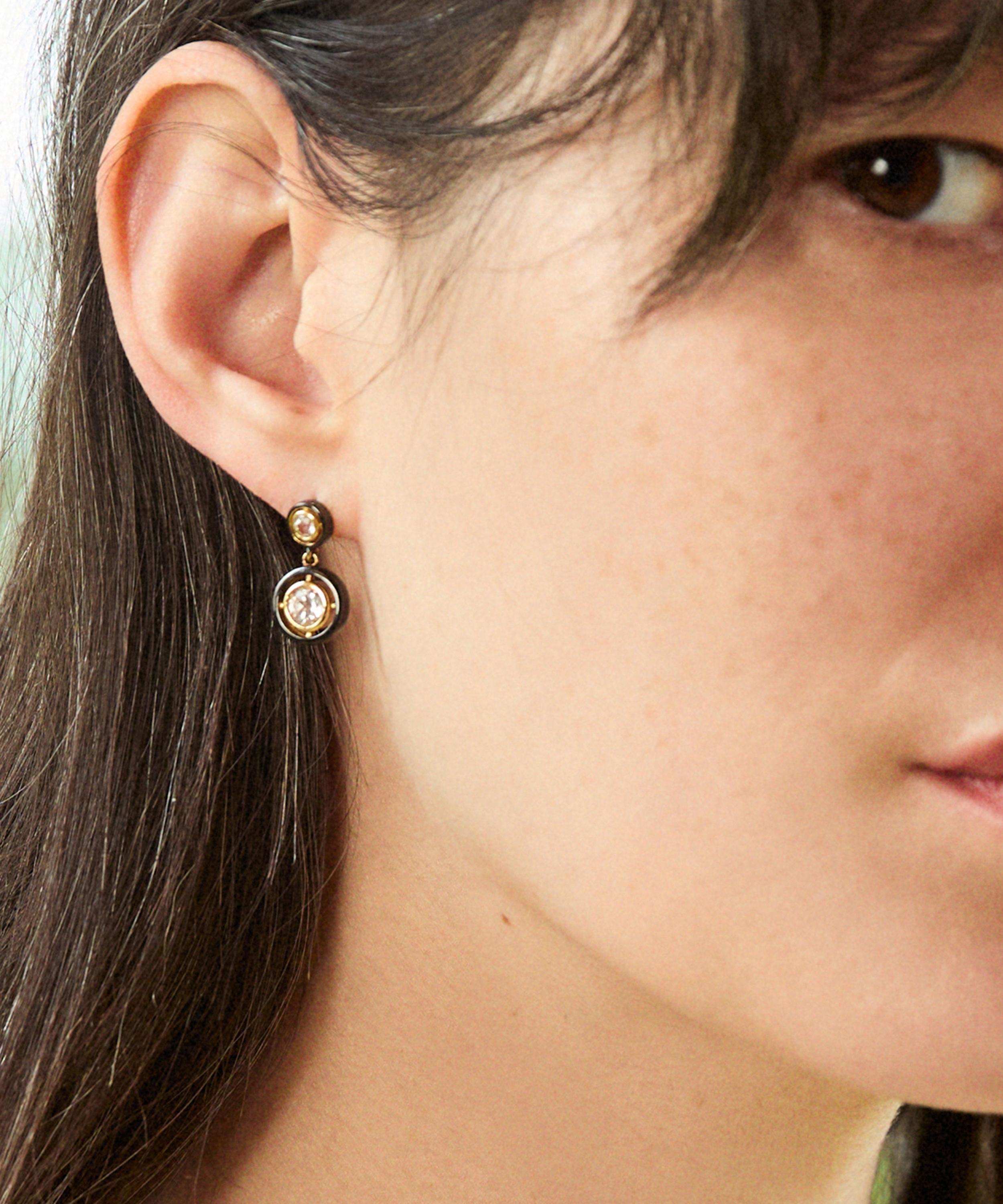 Laura Vann - 14ct Gold-Plated Vermeil Silver Sacha Drop Earrings image number 1