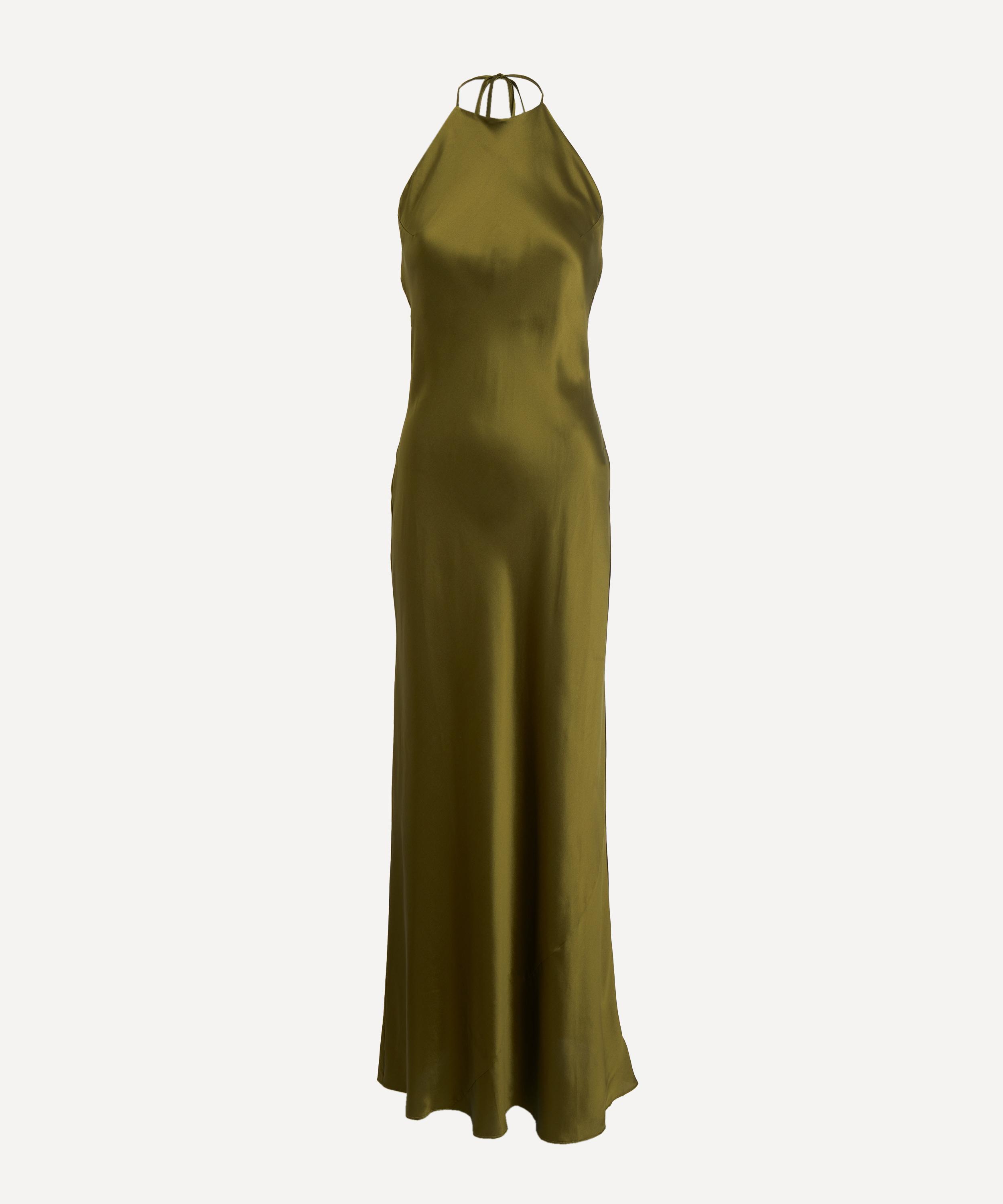 Reformation - Jeany Moss Garden Silk Maxi Dress 