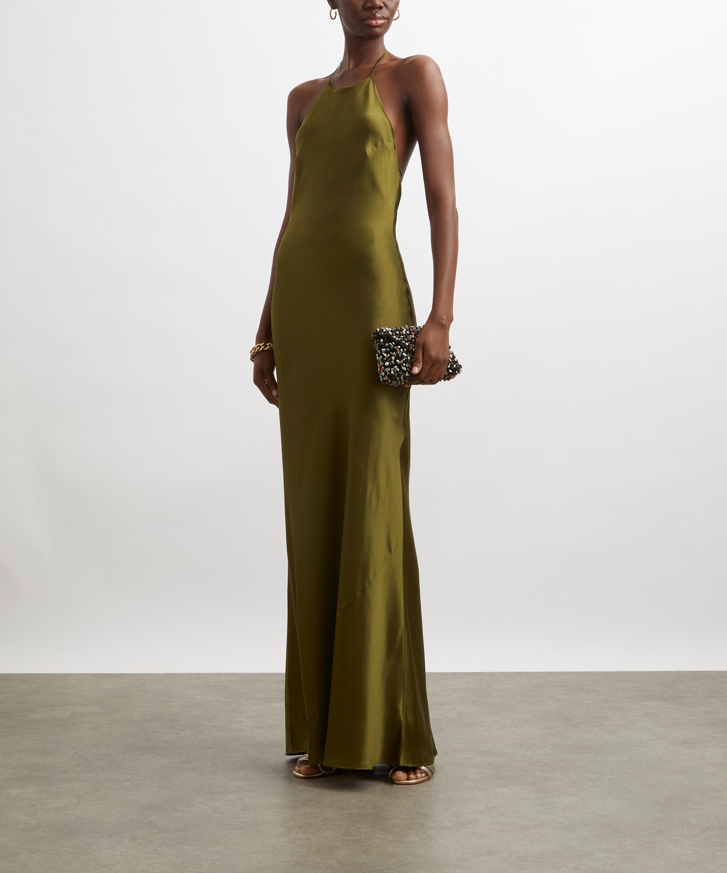 Reformation - Jeany Moss Garden Silk Maxi Dress  image number 1
